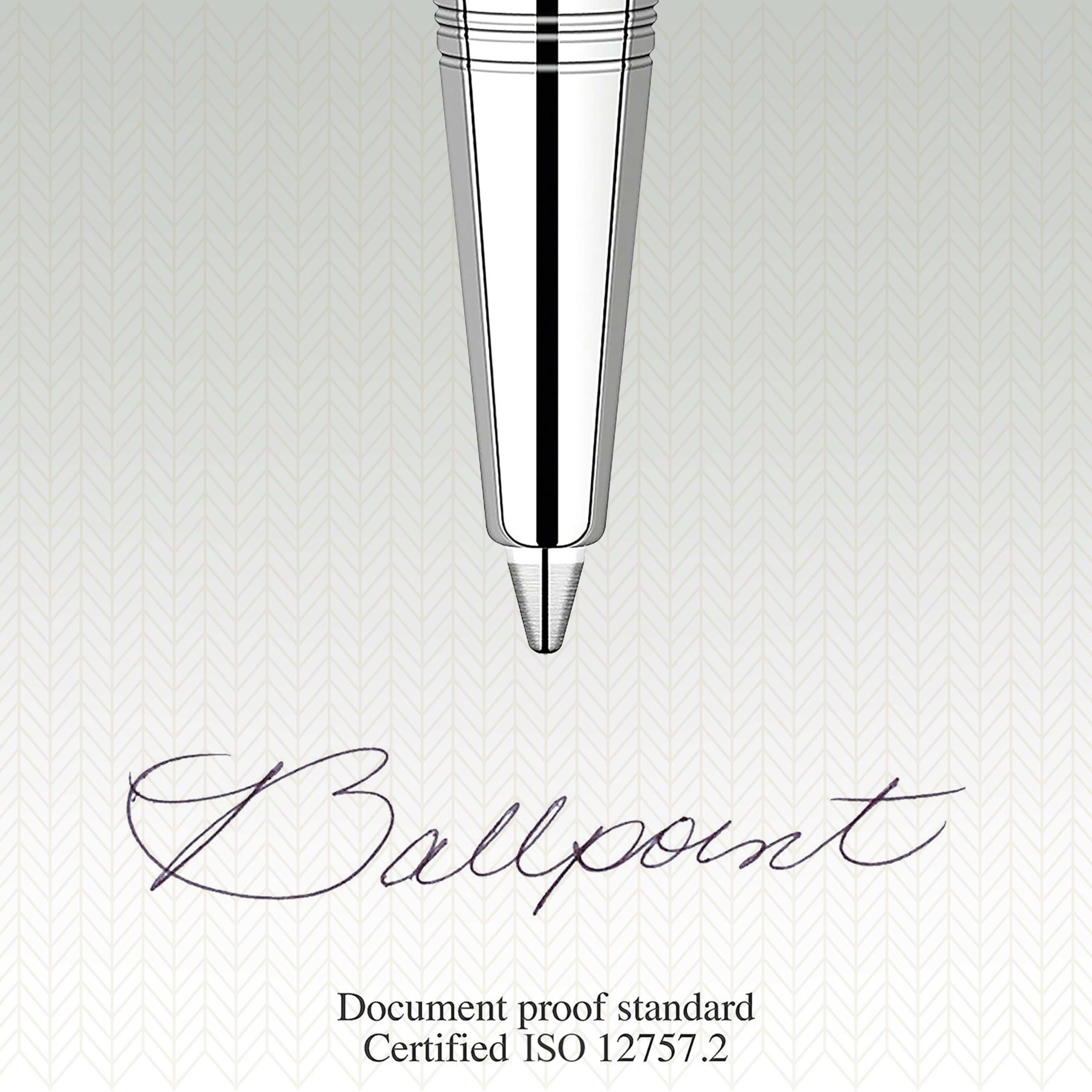 Parker Ballpoint Pen Refills | Medium Point | Black QUINKflow Ink | 6 Count Value Pack
