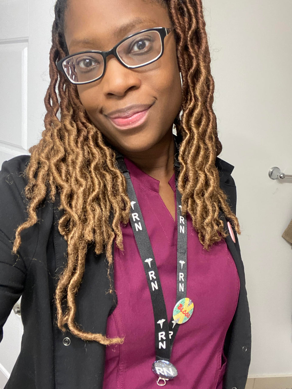 RN Lanyard with Double Breakaway – Durable Badge Holder for Nurses, Designed for Comfort and Safety, Gift for a Registered Nurse