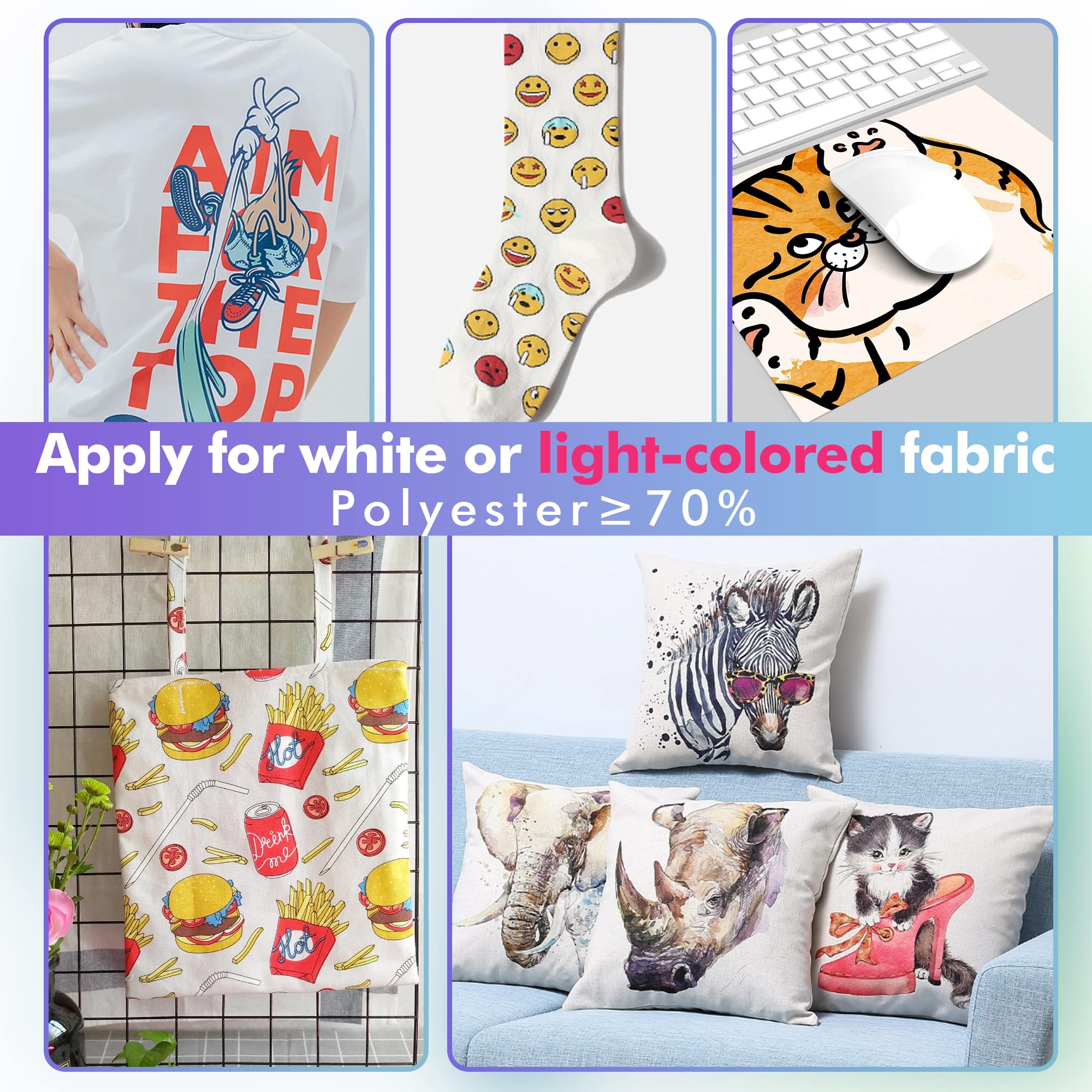 Koala Sublimation Paper 8.5X14 inches 120gsm 120 Sheets for Personalize Your Gift Compatible with Inkjet Printer Sublimation Ink