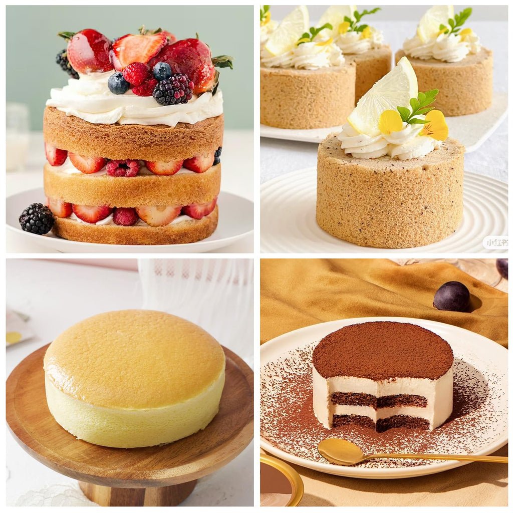 Supkiir 8Pcs 4Inch Springform Pans, Round Mini Cheesecake Pan with Removable Bottom, Small Leak-Proof Cake Pans Non-Stick Baking Cake Mold for Cheesecakes Pizzas Quiches Pie