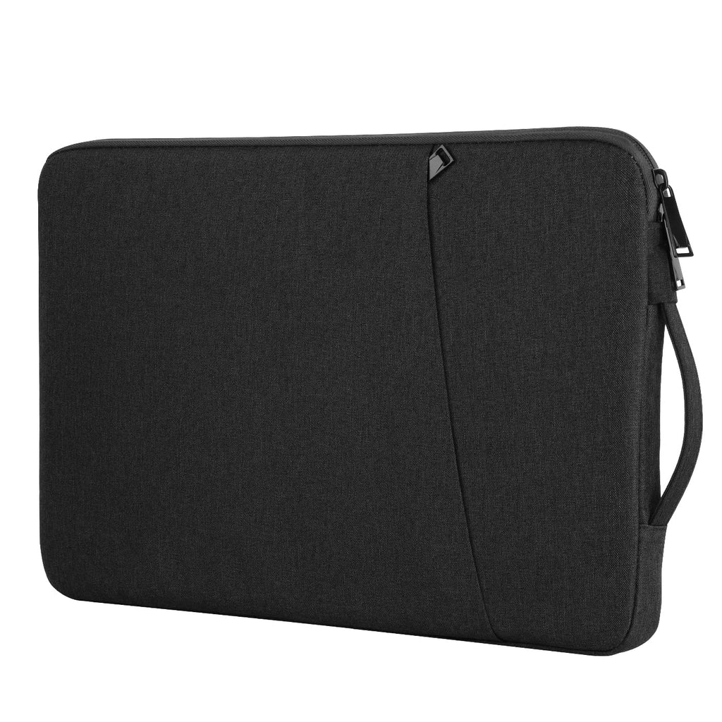 Chelory Laptop Sleeve for 16 17 Inch Notebook Ultrabook Chromebook HP/Lenovo/Asus/Acer/Dell, Shockproof Water Resistant Computer Protective Cover Bag Carrying Case with Handle, Black