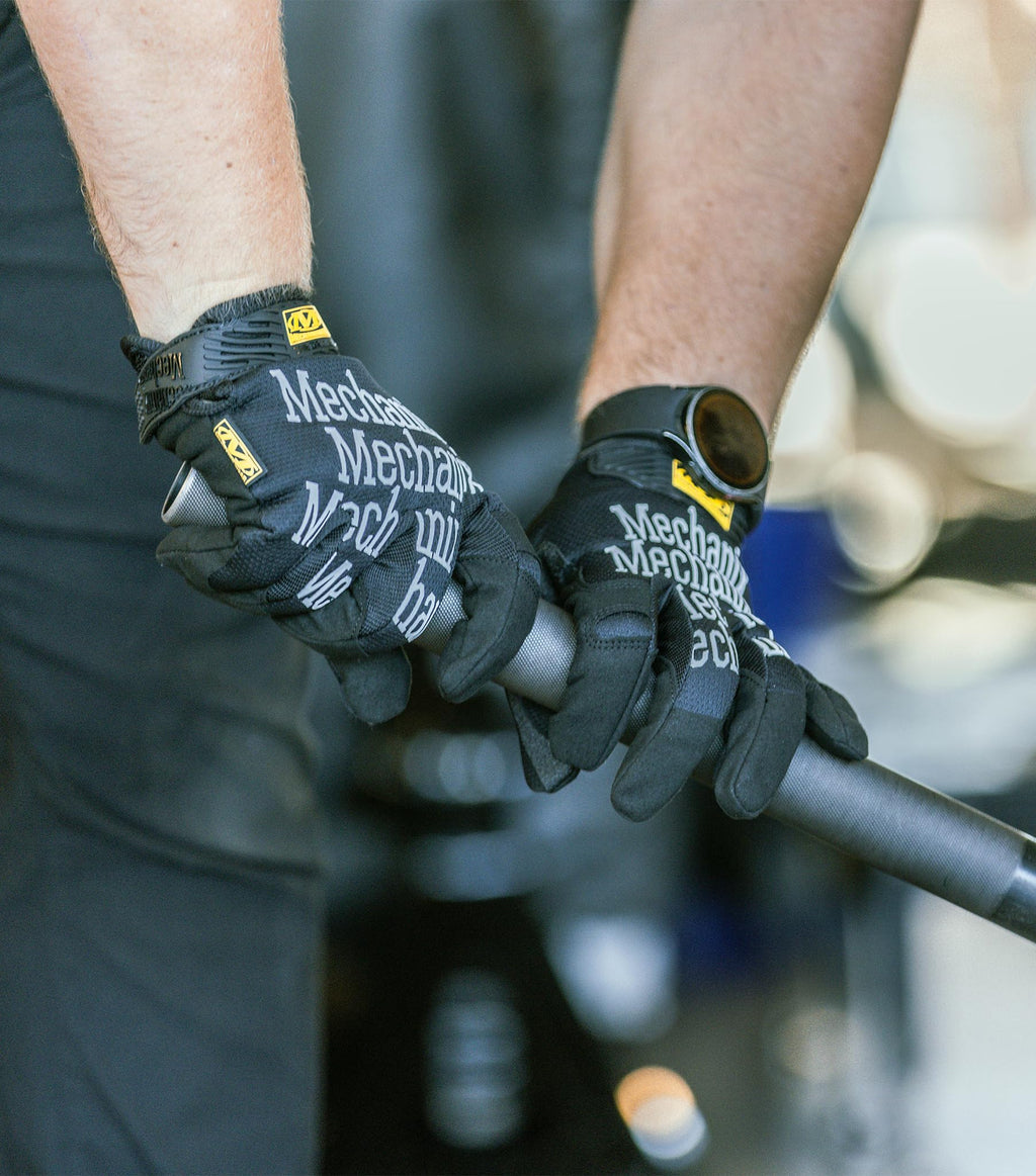 Mechanix Wear: The Original Work Glove with Secure Fit, Synthetic Leather Performance Gloves for Multi-purpose Use, Durable, Touchscreen Capable Safety Gloves for Men (Black, Large)