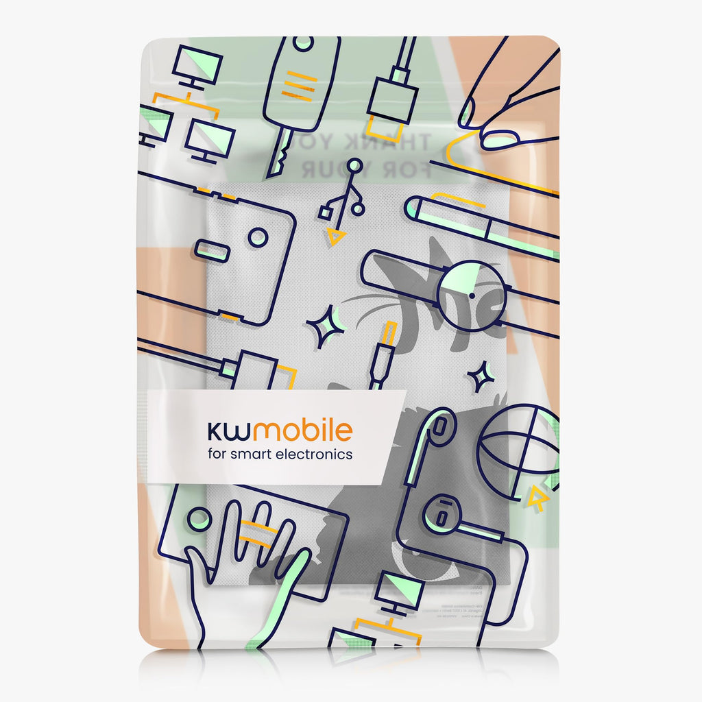 kwmobile Dust Cover Compatible with Epson EcoTank ET-2850 / EcoTank ET-2856 / Home XP-5200 - Printer Case - Grey/Black - Meow Cat