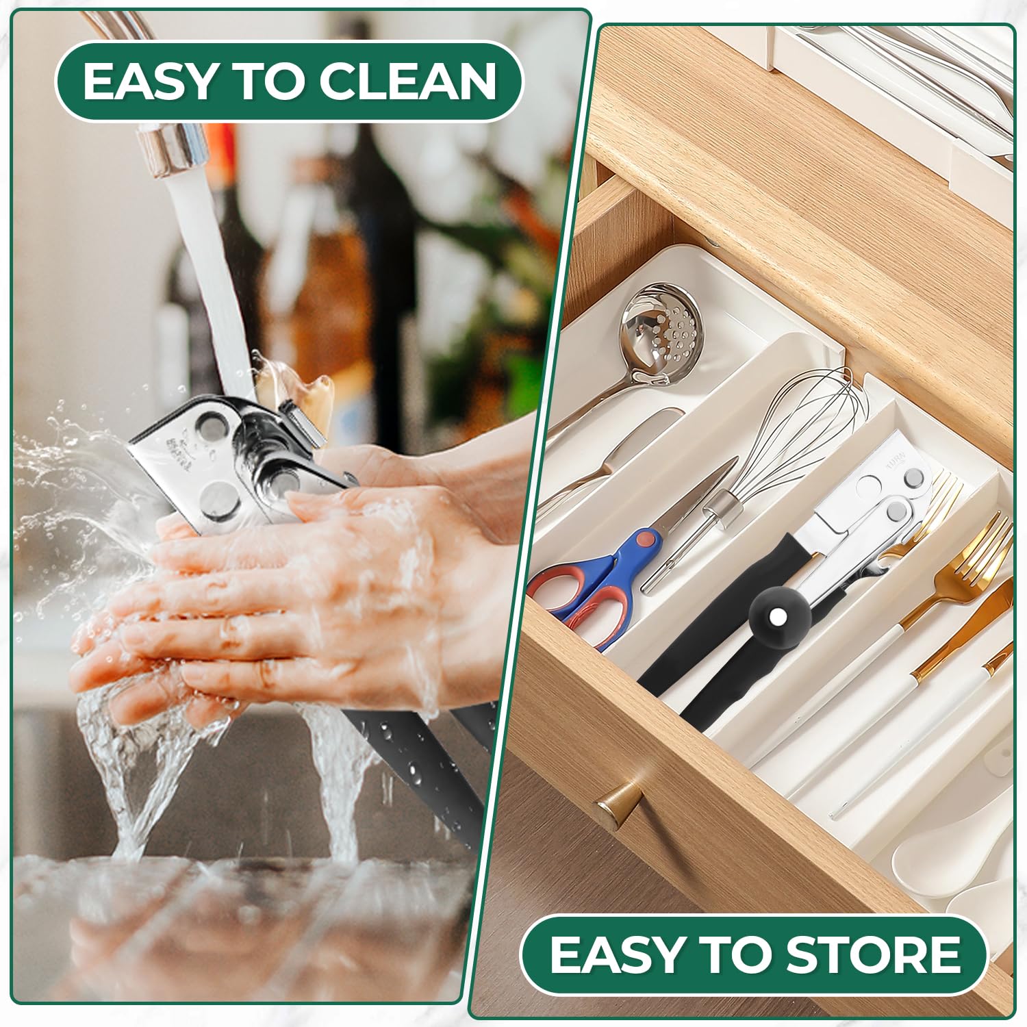 Roryimke Commercial Manual Can Opener Heavy Duty Stainless Steel Handheld Can Opener Extra-Long Handles Can Opener for Seniors for Kitchen Restaurant for Big Cans