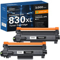 Compatible TN830XL Toner Cartridges Replacement for Brother TN830 TN-830XL 830XL Toner Cartridge Work with Brother HL-L2460DW DCP-L2640DW HL-L2400D HL-L2405W MFC-L2820DW Printer (2 Pack, Black)