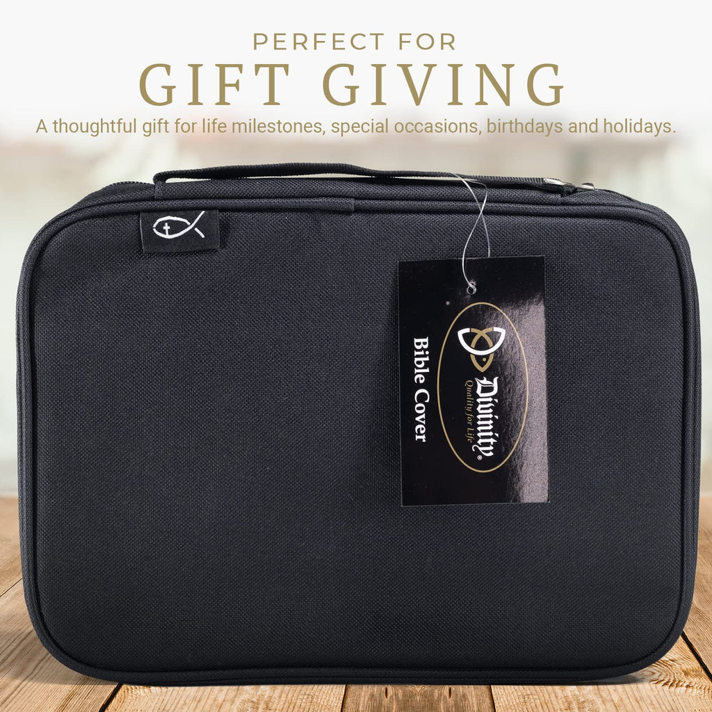 Divinity Boutique Bible Cover Basic Black - Extra Large (21442)