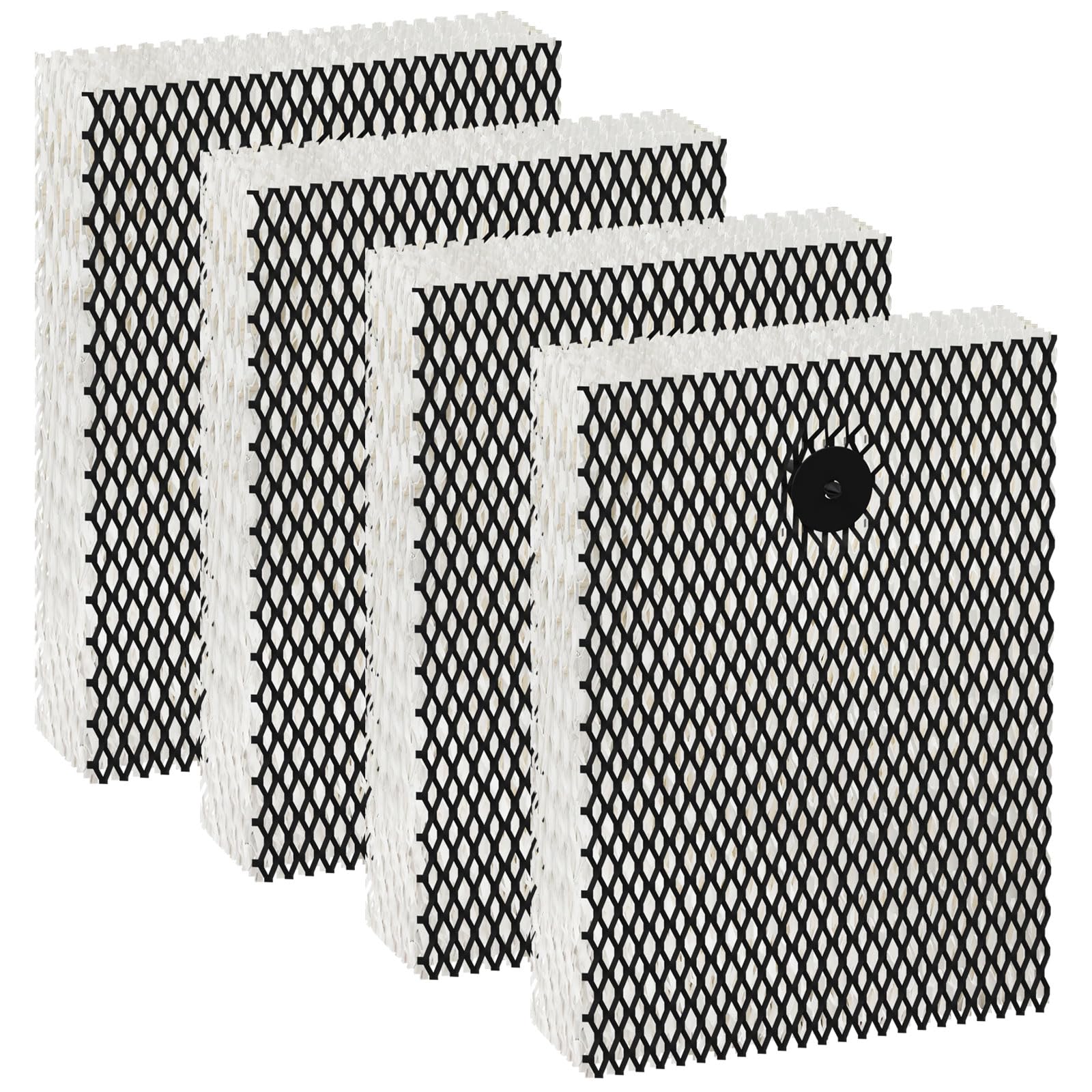 HWF100 Humidifier Wick Filter Replacement Type E, Compatible with Holmes HWF100 HWF100-UC3, Bionaire BWF100, Sunbeam SF235 Series Humidifier 4 Pack