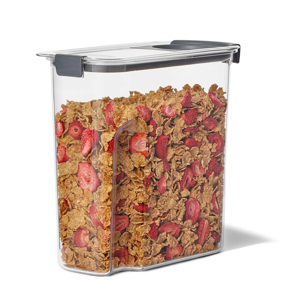 Rubbermaid Brilliance Pantry Cereal Keeper, Modular Food Storage Container, BPA-Free, 4.25 L (18 Cup)