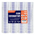 COSIMIXO 48Rolls Crystal Clear Tape Refills with Dispenser, 3/4Inch x 1000 inch,Bulk Transparent Tape,Office Stationery Tape for Home and School or Craft Room for Gift Wrapping