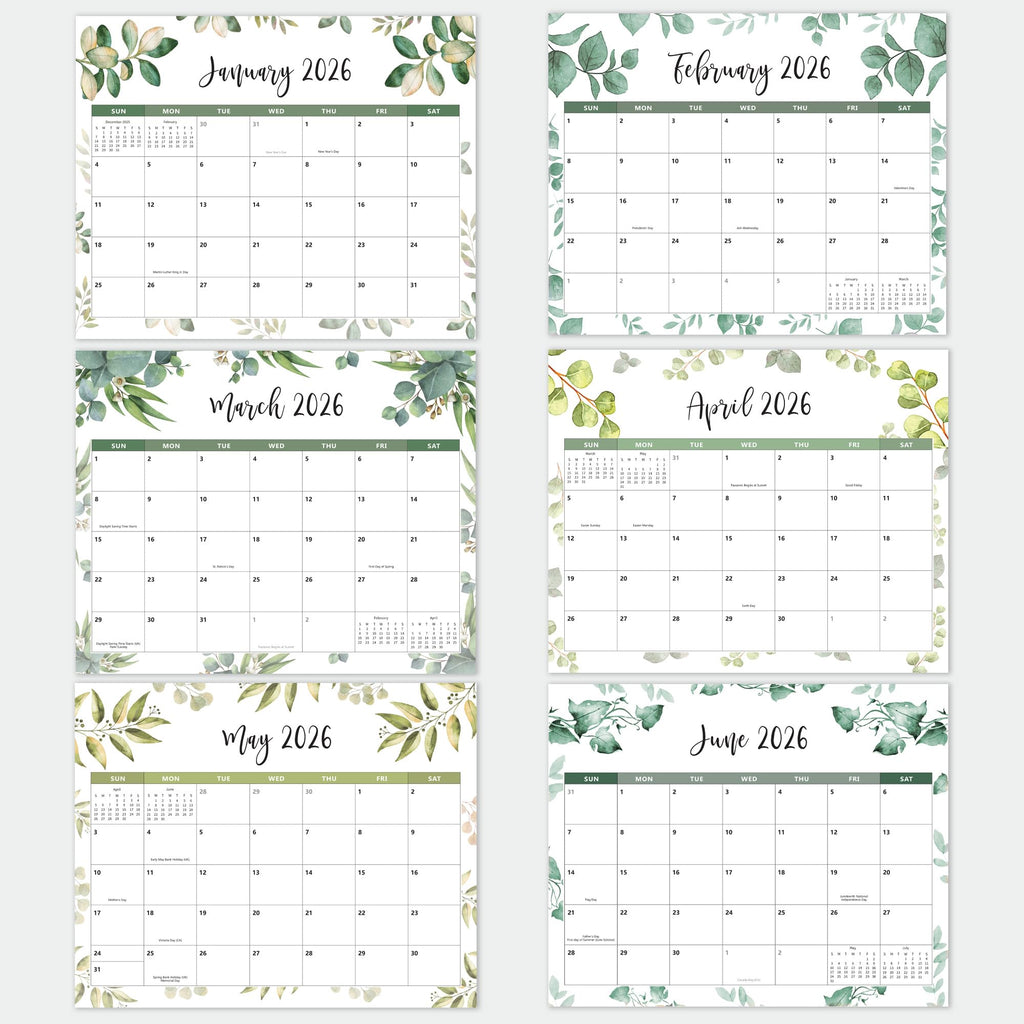 Magnetic Calendar for Fridge 2025-2026 - Fridge Calendar Runs From Jul 2025 to Dec 2026 - Refrigerator Calendar Perfect for Planning, Organizing, and Scheduling Your Life (15 x 12 Inches)