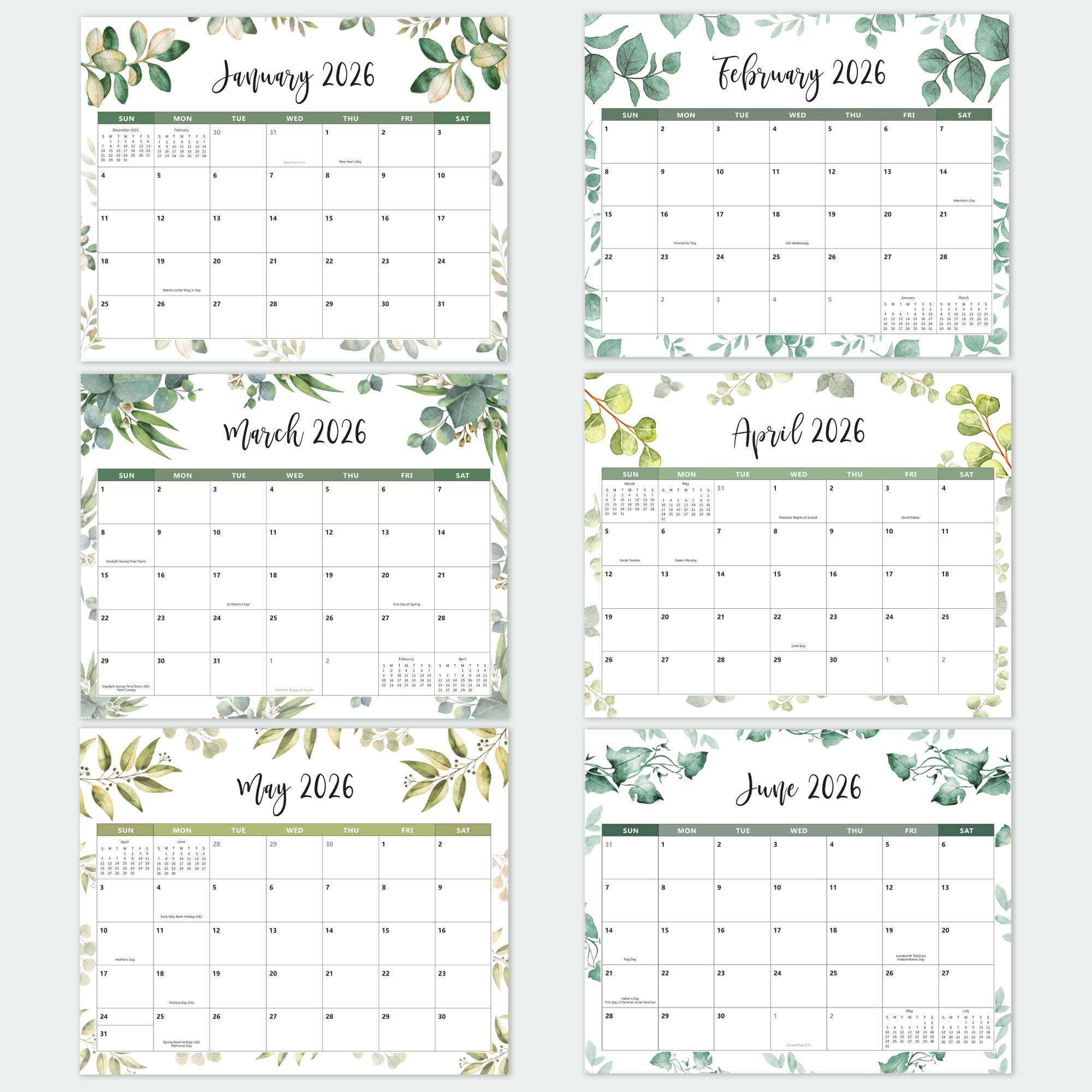 Magnetic Calendar for Fridge 2025-2026 - Fridge Calendar Runs From Jul 2025 to Dec 2026 - Refrigerator Calendar Perfect for Planning, Organizing, and Scheduling Your Life (15 x 12 Inches)