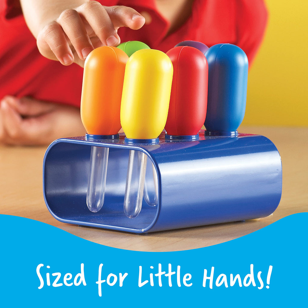 Learning Resources LER2779 Primary Science Jumbo Eyedroppers with Stand
