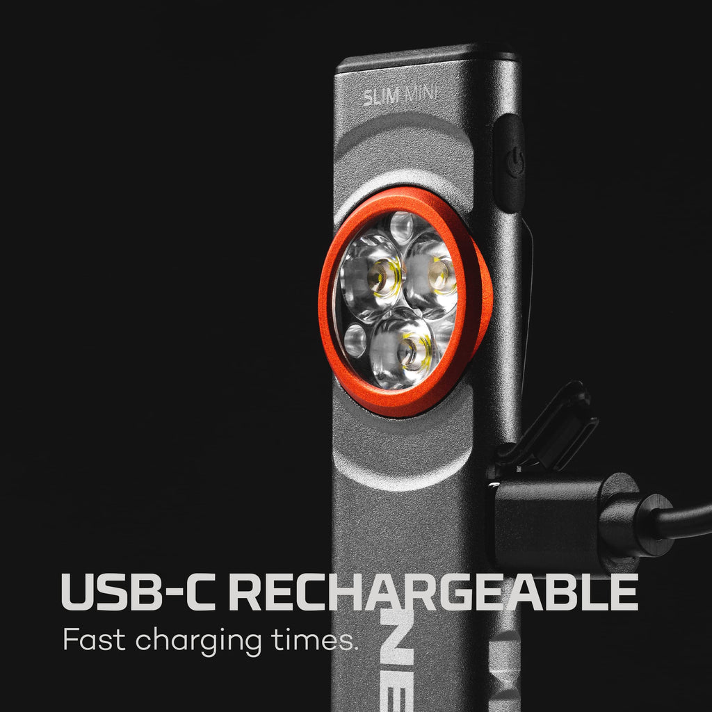 NEBO Slim Mini Rechargeable 250 Lumen Pocket Flashlight