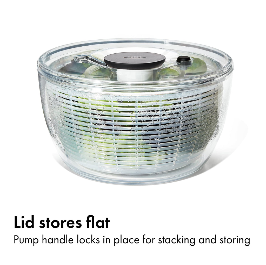 OXO Good Grips Good Grips Salad Spinner, 10.25-Inch Clear