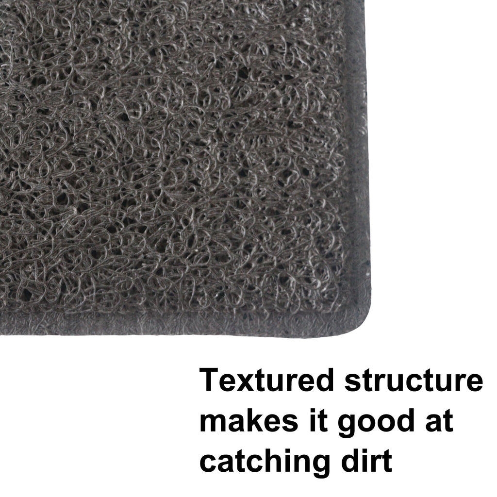 Aucuda Happy Camper RV Door Mat for Indoor Outside Entrance, Camper Entrway Rugs Welcome Mat for Front Door,RV, 24"x16" Non-Slip Front Door Mat for Summer, Camping Door Mat Traps Dirt&Liquid, Grey Car