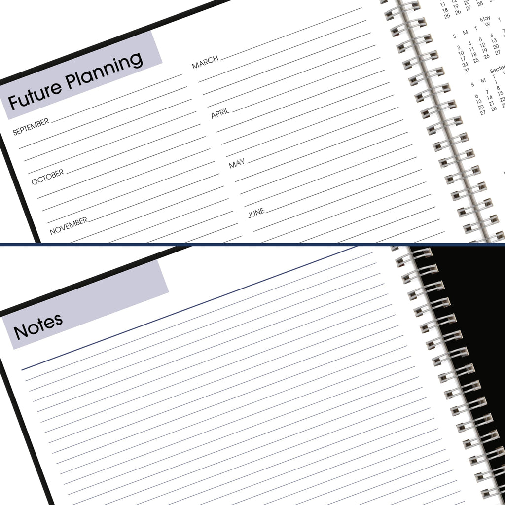 AT-A-GLANCE Academic Planner 2026-2027, Monthly, 8" x 12", 14-Month, DayMinder, Black (AY200)