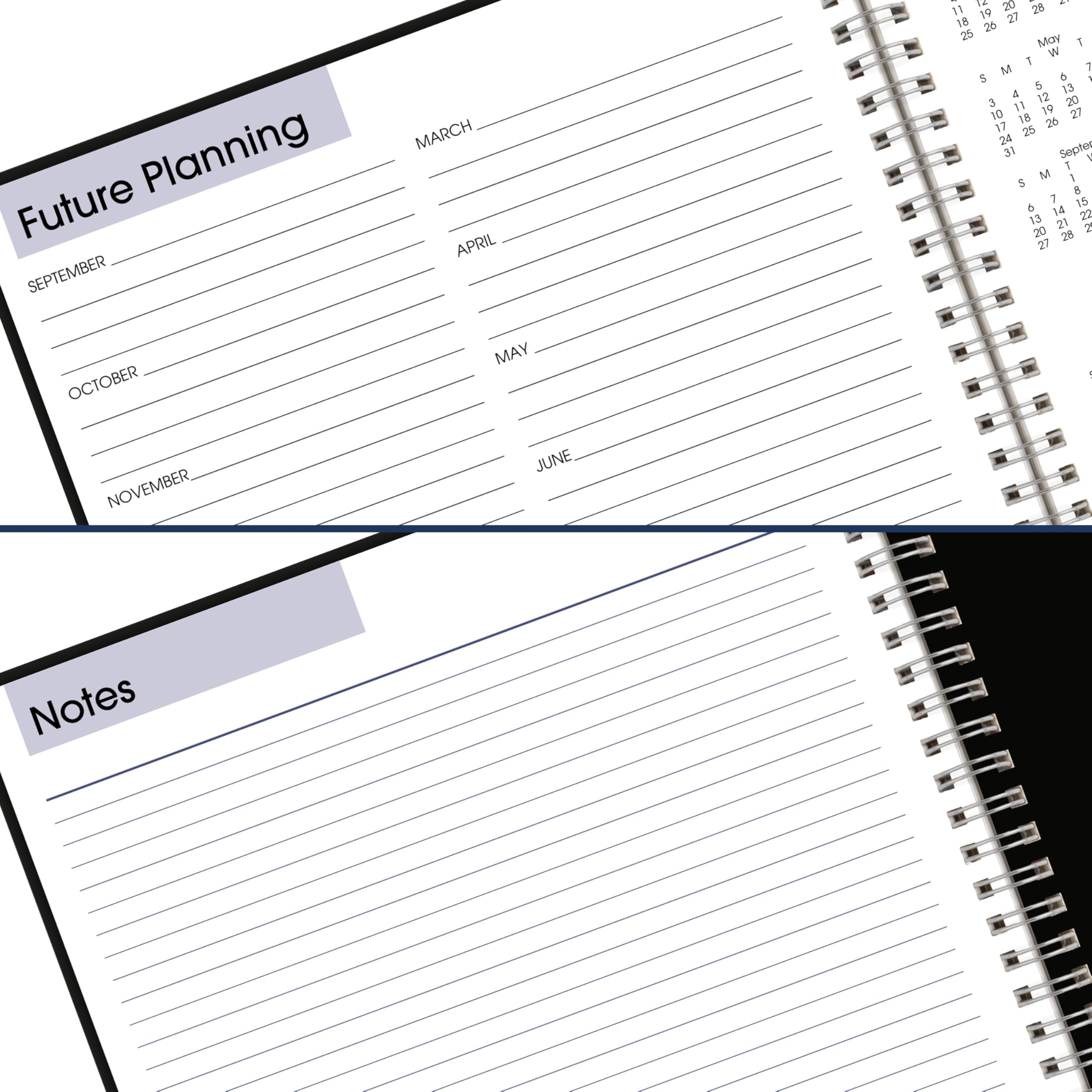 AT-A-GLANCE Academic Planner 2026-2027, Monthly, 8" x 12", 14-Month, DayMinder, Black (AY200)