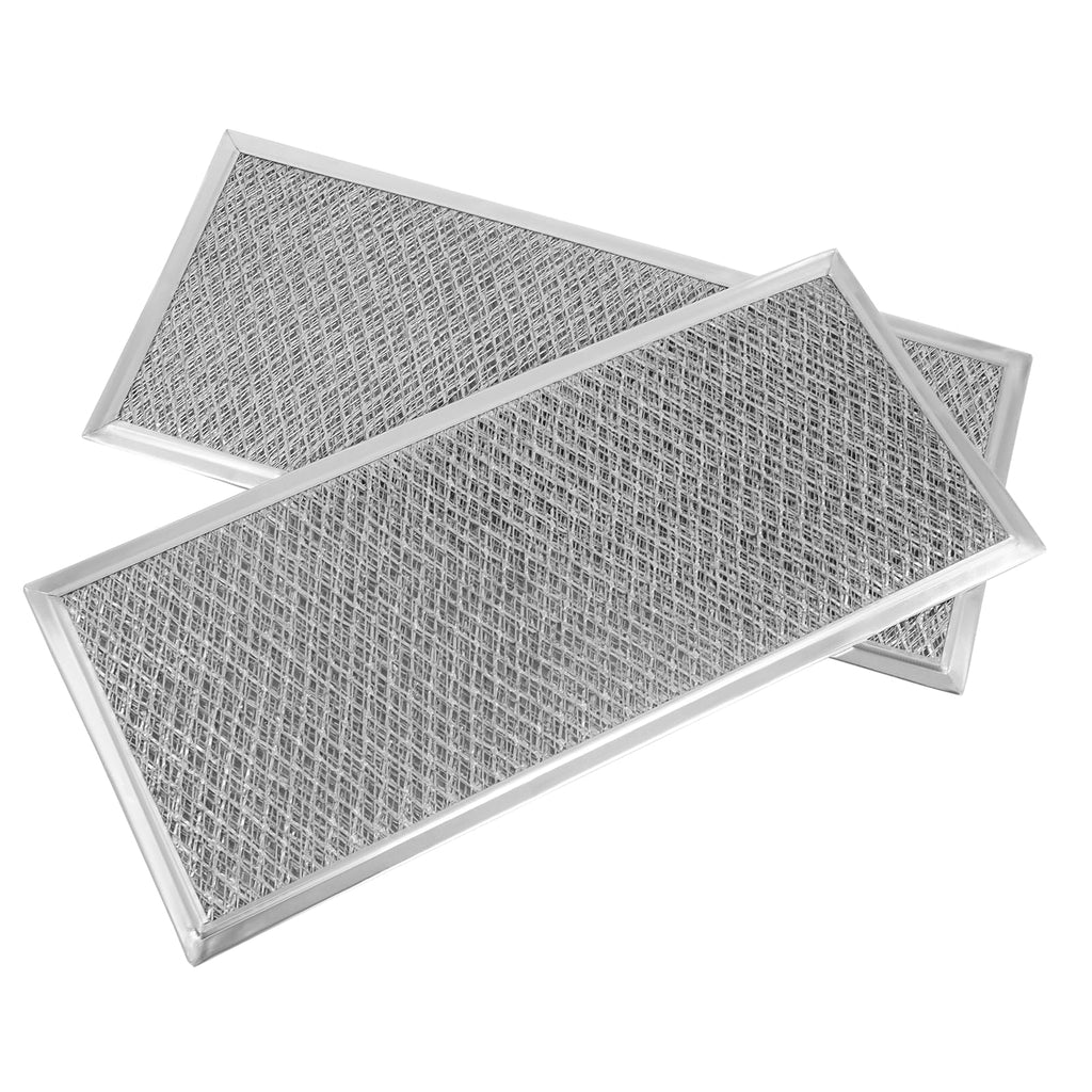 2 PACK W10208631A Microwave Grease Filter Replacement for Whirl-pool W10208631A 5.81 inch x 12.94 inch