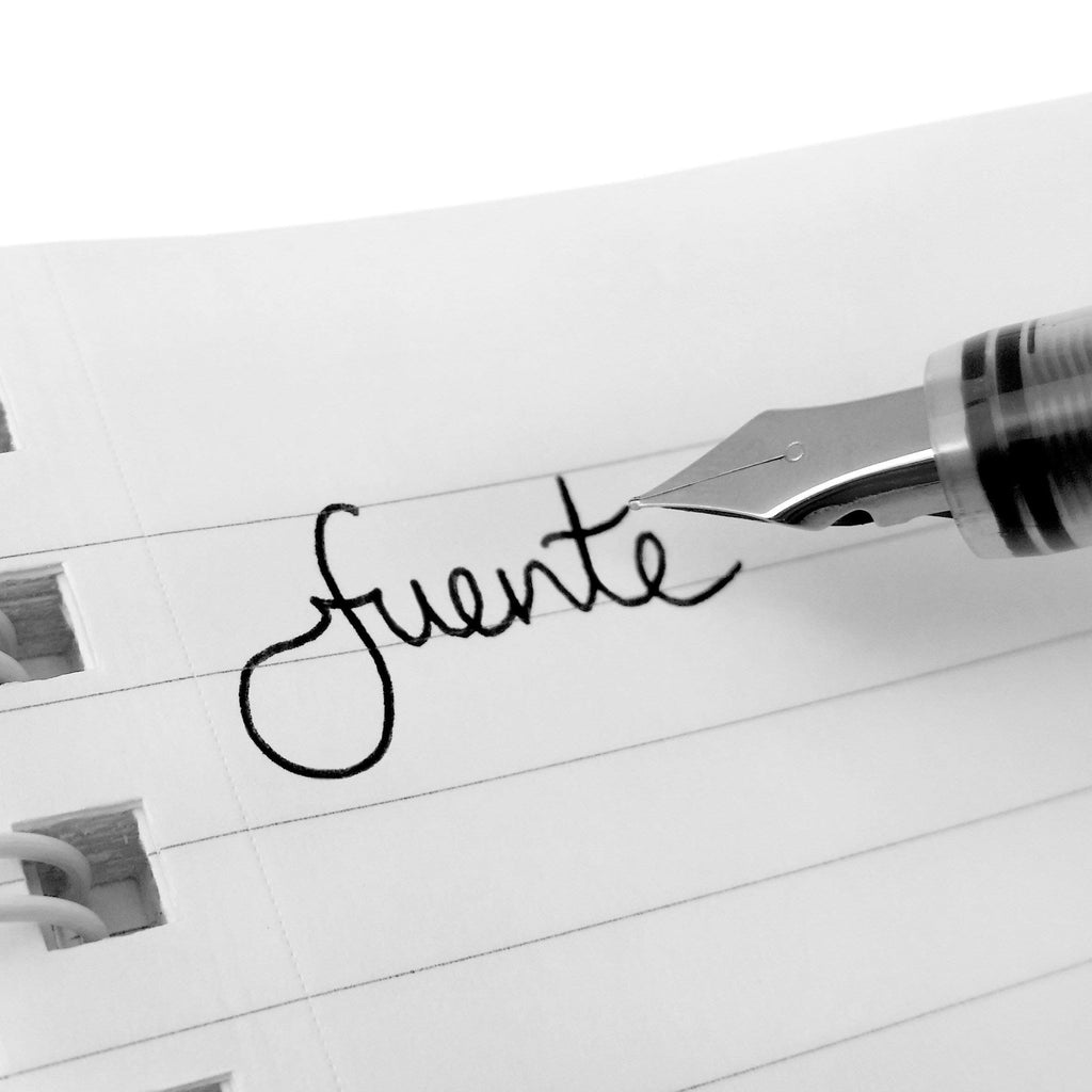 Zebra Fuente - Disposable Fountain Pen - One of Each Coloured Ink - Pack of 7