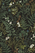 Dark Green Fern Botanical Shelf Liner Contact Paper Self Adhesive Vinyl Botanical Drawer Liner Wall Paper for Kitchen Cabinets Dresser Dollhouse Walls Arts Crafts Decal 17.5X117 Inches