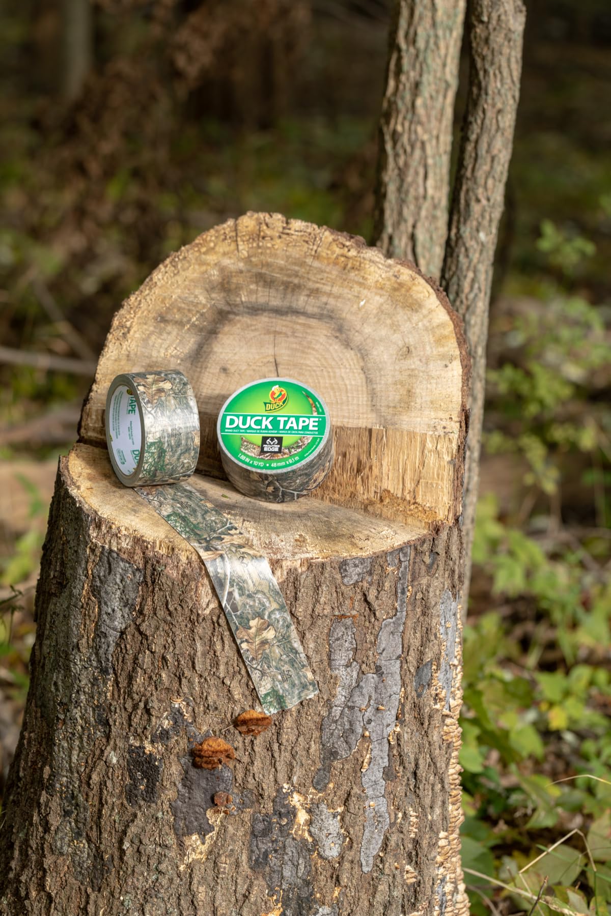 Duck Brand 1409574 Printed Duct Tape, Realtree Camouflage, 1.88 Inches x 10 Yards, Single Roll