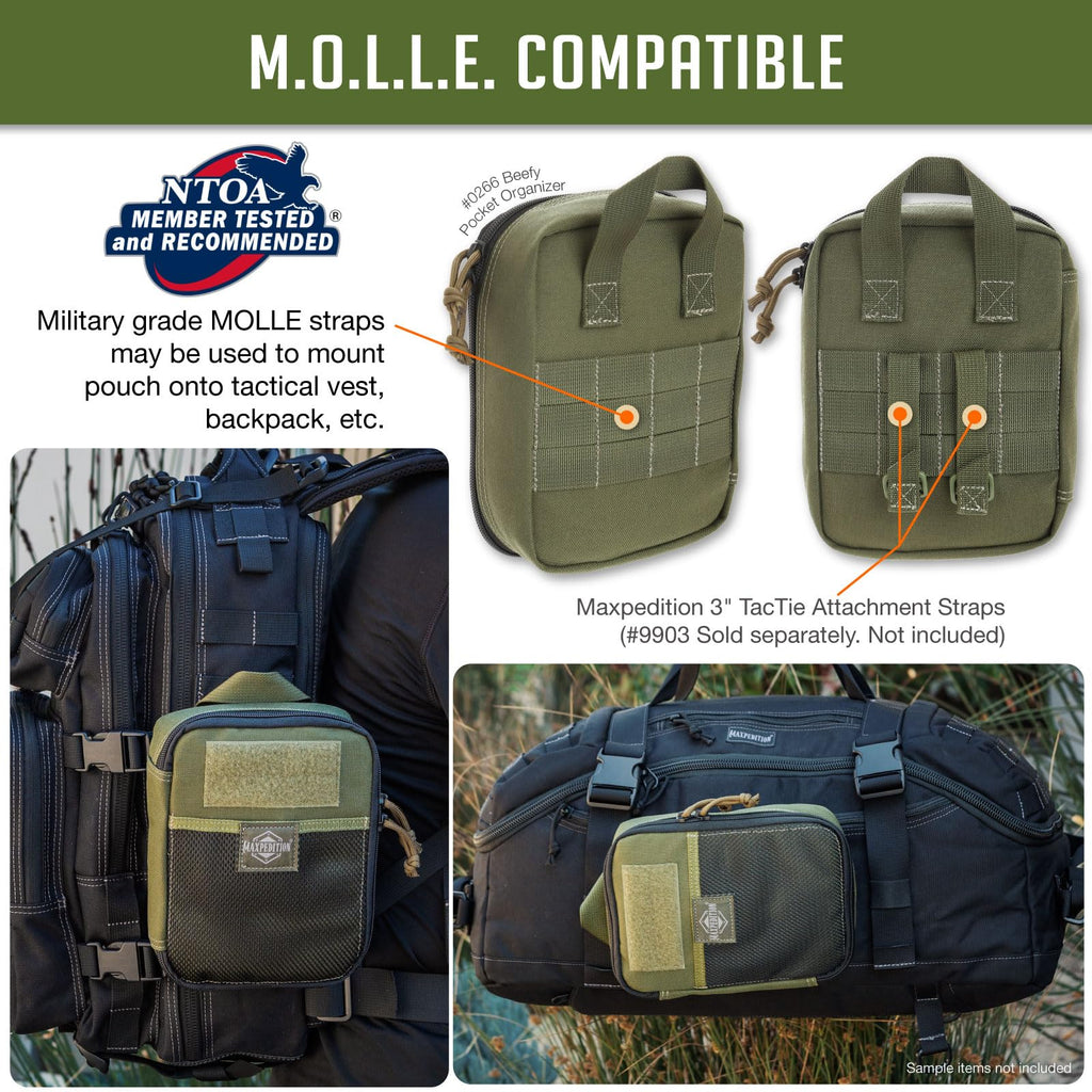 Maxpedition Beefy Pocket Organizer: OD Green