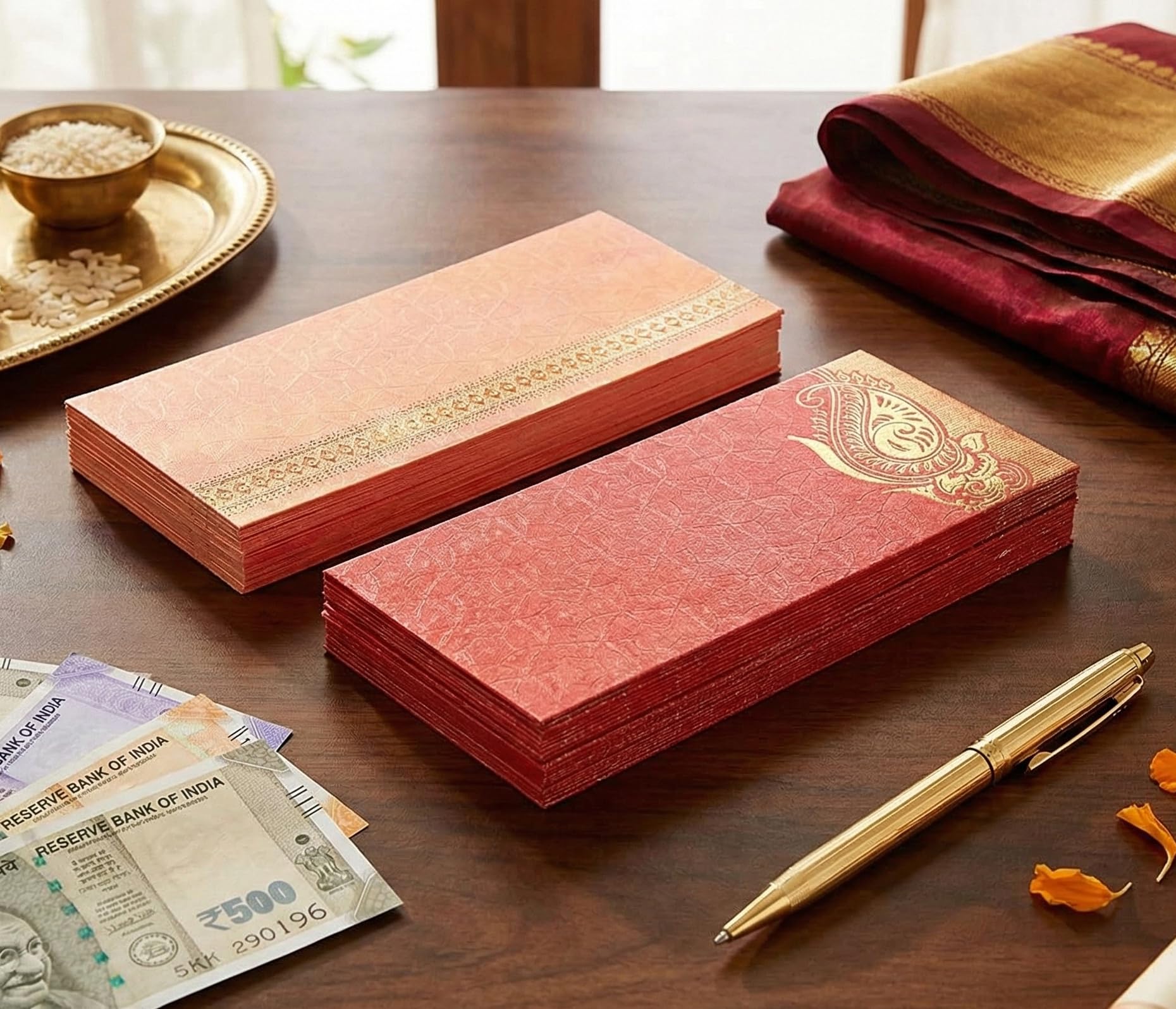 eSplanade Money Gift Envelopes - Multi Color Pack of 50 Premium Designer Envelopes