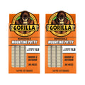 Gorilla Mounting Putty, Natural Tan Color, 168 Pre-Cut Squares (Pack of 2) - Non-Toxic Removable & Repositionable Wall Putty