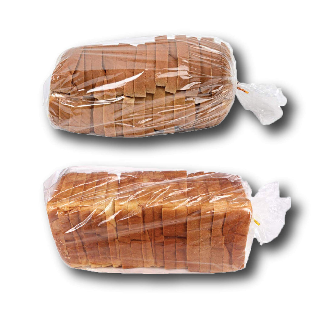 Bread Bags with Ties, Reusable, 200 Clear Bags and 200 Ties, Bread Bag For Homemade Bread And Bakery Loaf Adjustable Reusable