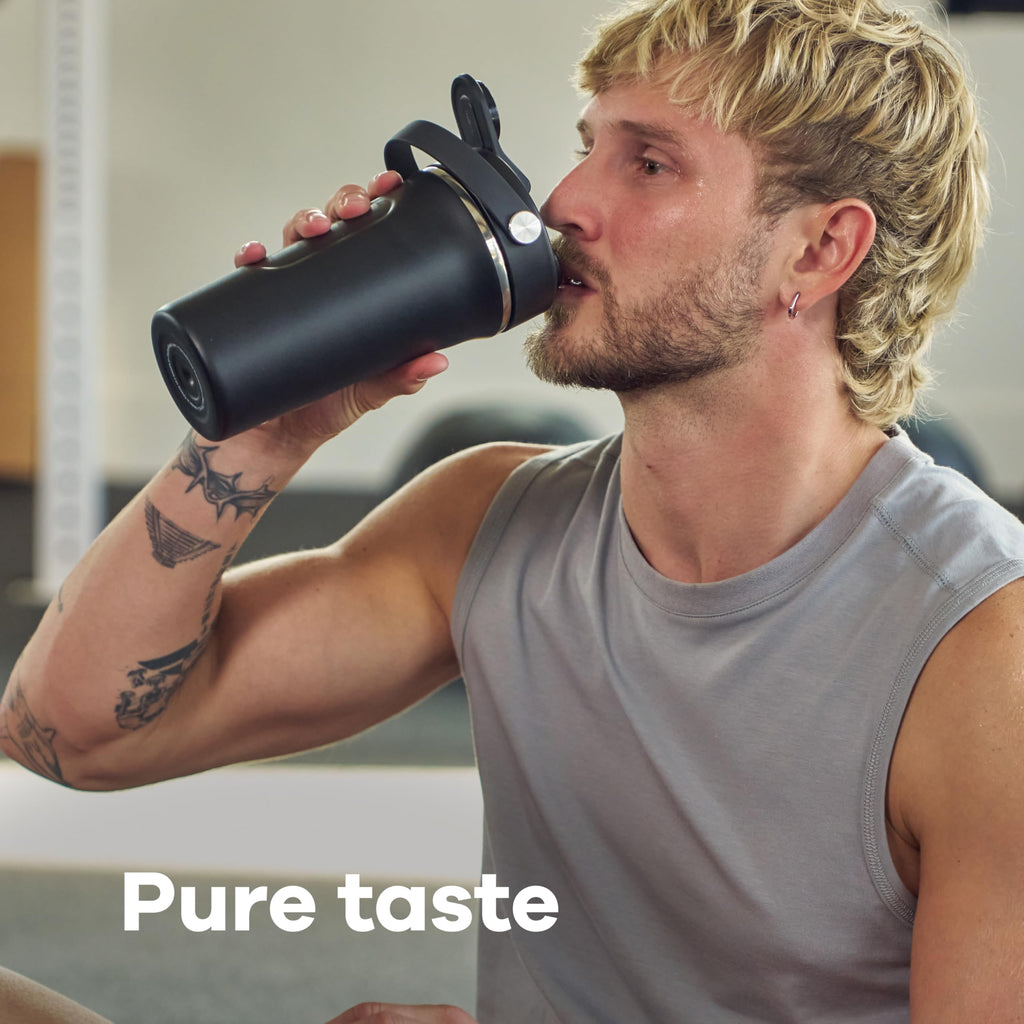 Hydro Flask 24 Oz Stainless Steel Insulated Shaker Bottle with Leakproof Flip-Top Chug Spout, and Double Wall Insulation, Agave