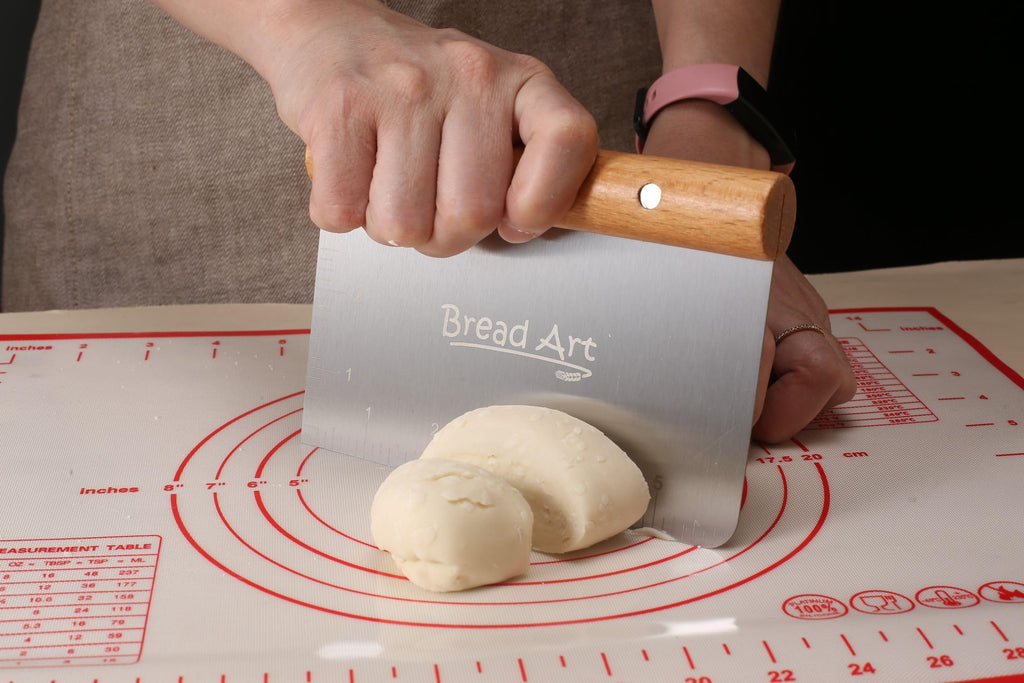 Banneton Proofing Basket set - 9 Inch round sourdough proofing basket with Silicone Bread Sling, Dough Scrapers, Bread lame, Dough Whisk and a Cleaning Brush