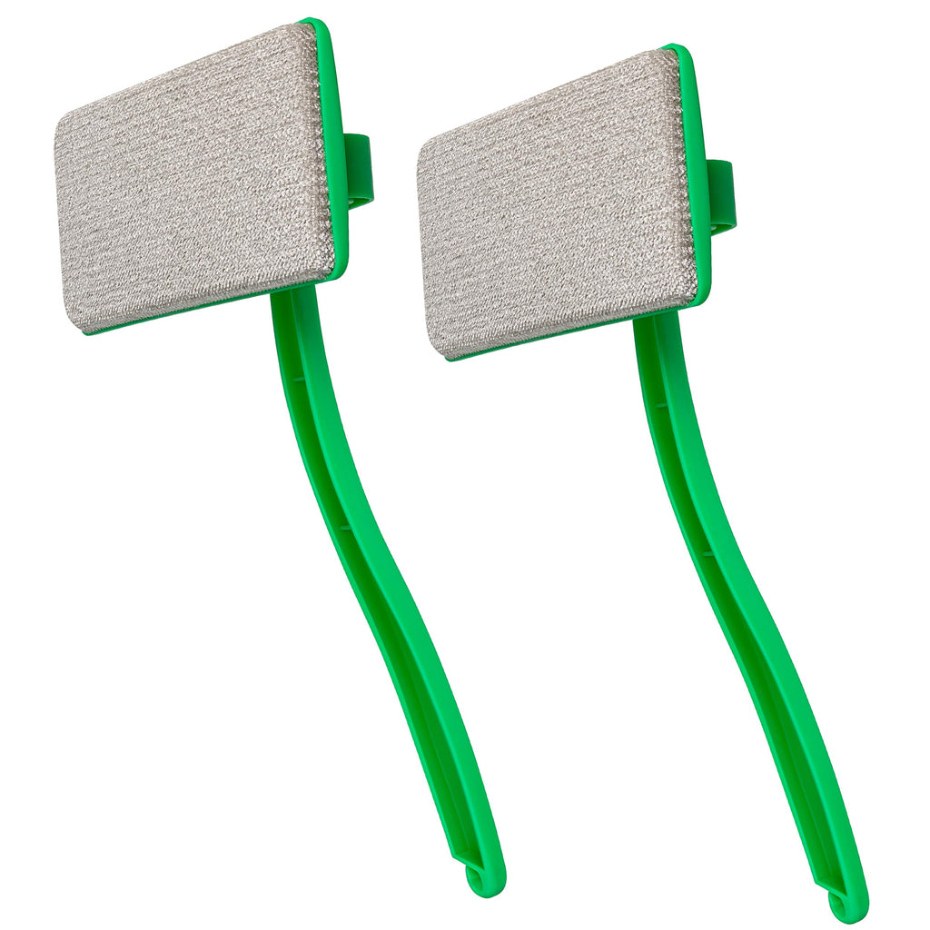 MyLifeUNIT 2 Packs Mesh Screen Cleaner, Window Screen Cleaning Brush Washing Equipment, Detachable Window Cleaner Tool with Wet and Dry Dual-Use