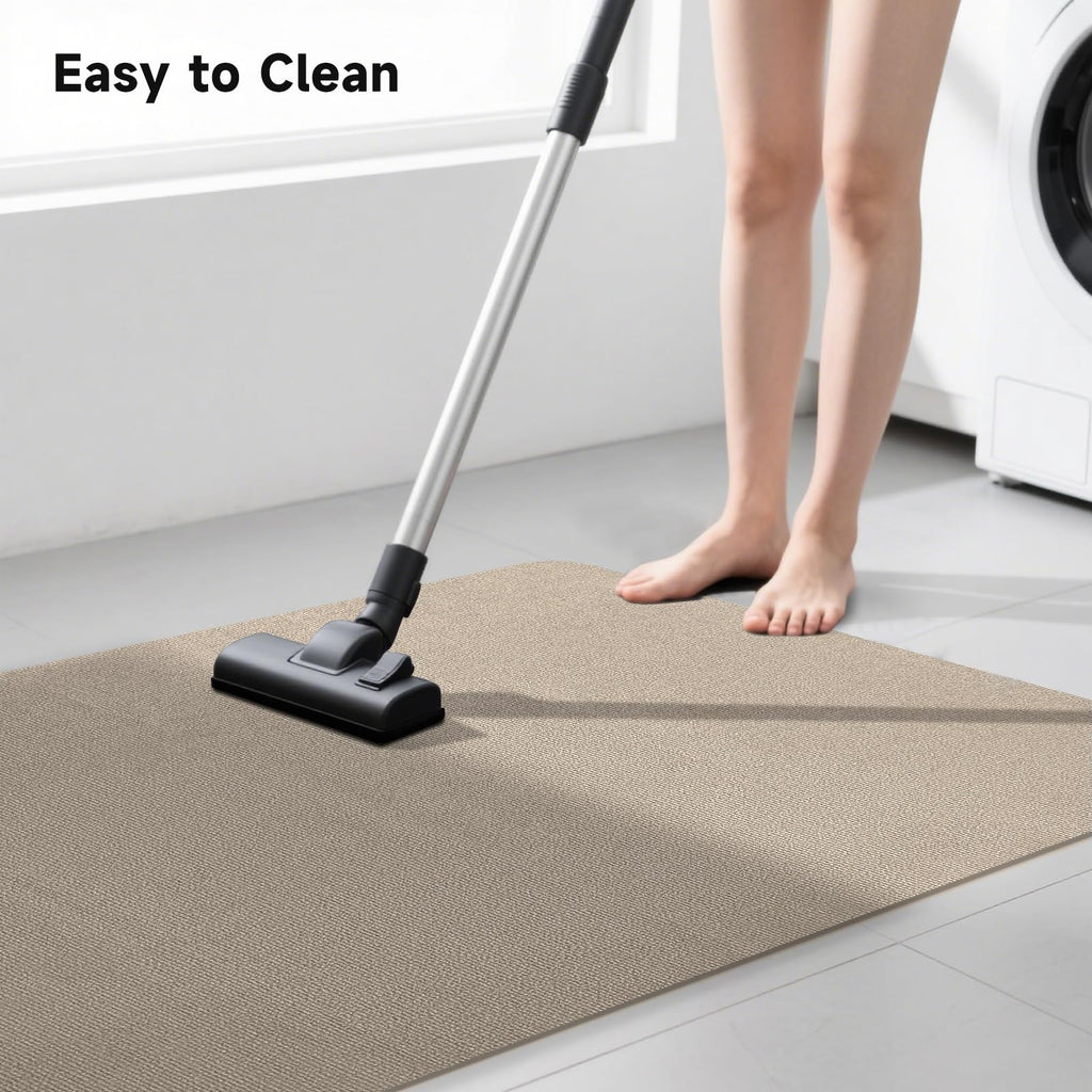 SHAREWIN Office Chair Mats for Hardwood Floor, Computer Chair Rug, Under Desk Mat, Large Anti-Slip Floor Protector for Home, Office, Study, Light Camel, 47"x36"