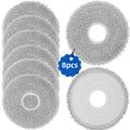 8-Pack L40 Ultra Mop Pads Replacement: for Dreame X40 Ultra/X30 Ultra/X40 Master/L30 Ultra/L20 Ultra/L10s Ultra/L10s Pro Ultra Robot Vacuum, MOVA S10/S10 Plus/P50 Pro/P10/P10 Pro Ultra, Washable Pad