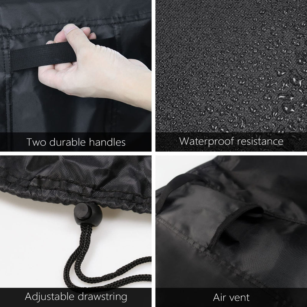 Jungda 32 Inch Outdoor Prep Table Covers for Keter Unity Small Portable Table, Waterproof BBQ Grill Table Cover with Air-Vent Dustproof Anti-UV All Weather Protection