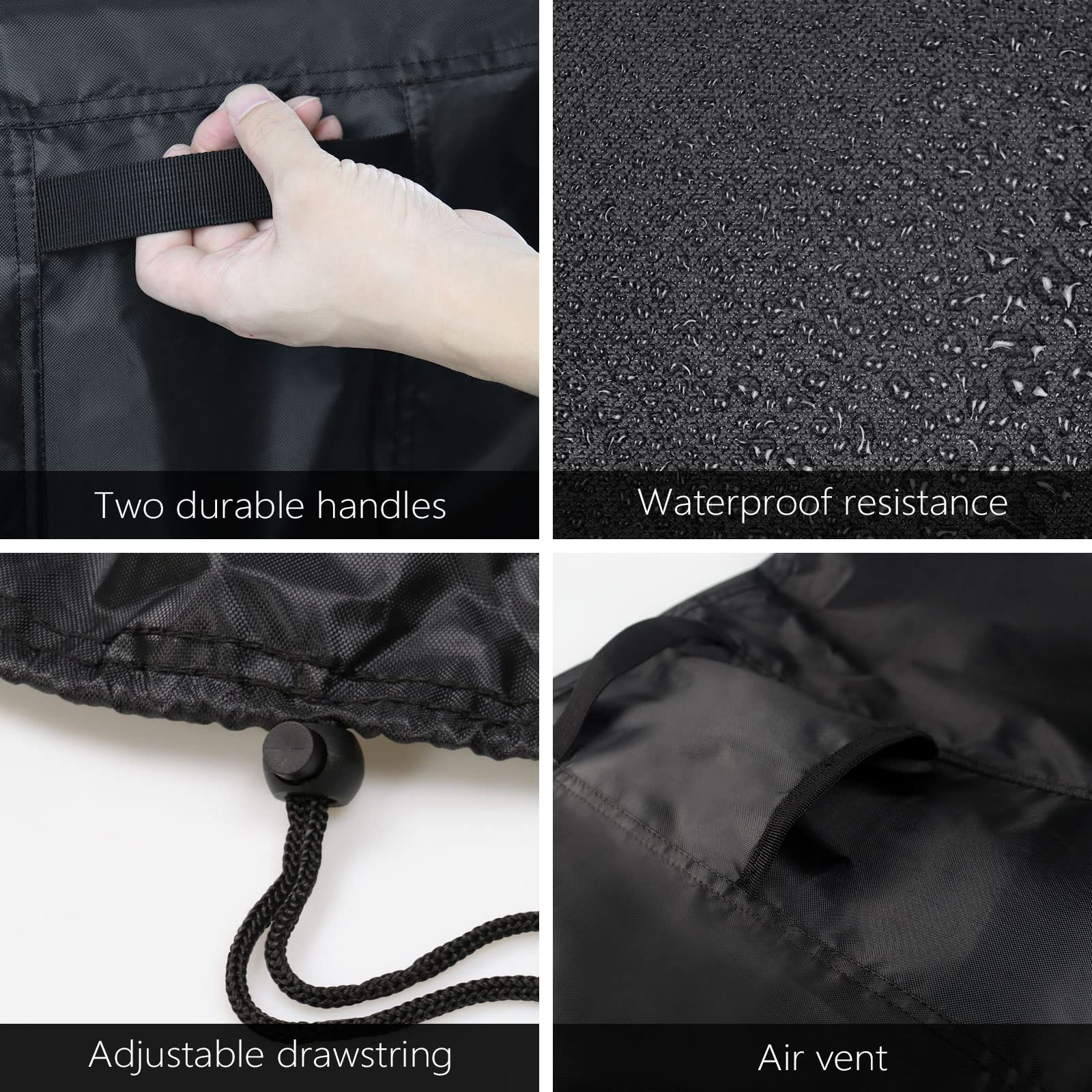 Jungda 32 Inch Outdoor Prep Table Covers for Keter Unity Small Portable Table, Waterproof BBQ Grill Table Cover with Air-Vent Dustproof Anti-UV All Weather Protection