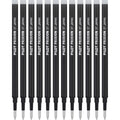 Pilot Pen FriXion Gel Ink Refills for Erasable Pens, Fine Point, Black Ink, 12-Pack