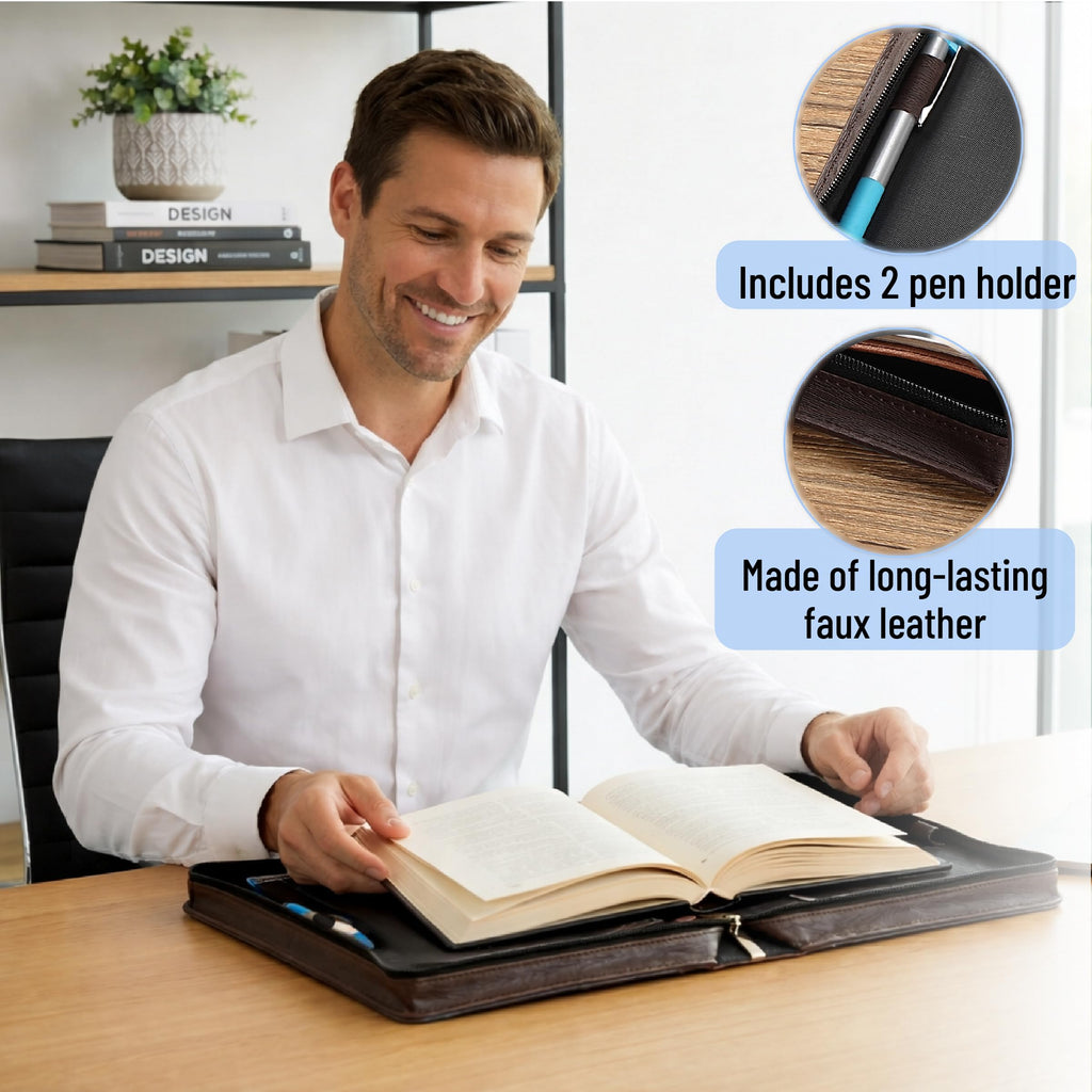 Mr. Pen- Faux Leather Bible Covers for Men, 10.7" x 7.5" x 2.4”, Bible Case for Men