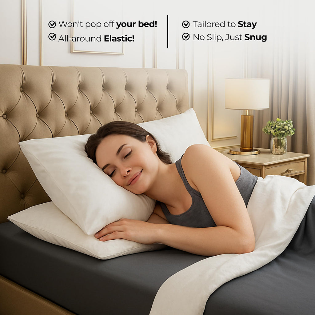 Utopia Bedding Queen Fitted Sheet - Bottom Sheet - Deep Pocket - Soft Microfiber -Shrinkage and Fade Resistant-Easy Care -1 Fitted Sheet Only (Grey)