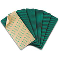 Pool Safety Cover Patch Kit, Swimming Pool Patch Repair Kit 4 x 8 Self Adhesive, Green Pool Cover Patch 6 Pсs