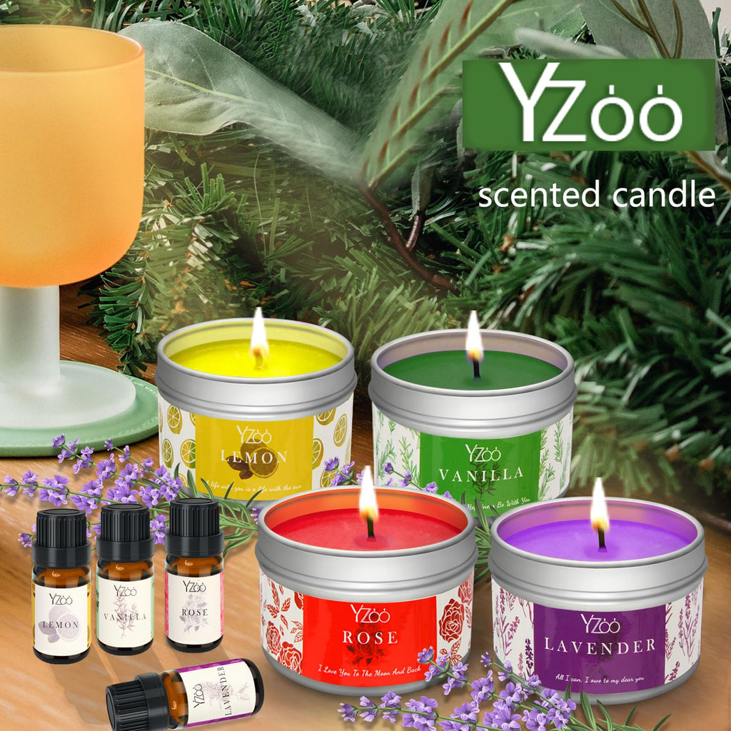 Complete Candle Making Kits for Adults Beginners,DIY Candle Making Supplies Include Soy Wax,Wax Melter,Scents,Dyes,Wicks,Wicks Sticker,Candle Tins & More-Full Candle Making Set - Arts & Crafts Kits