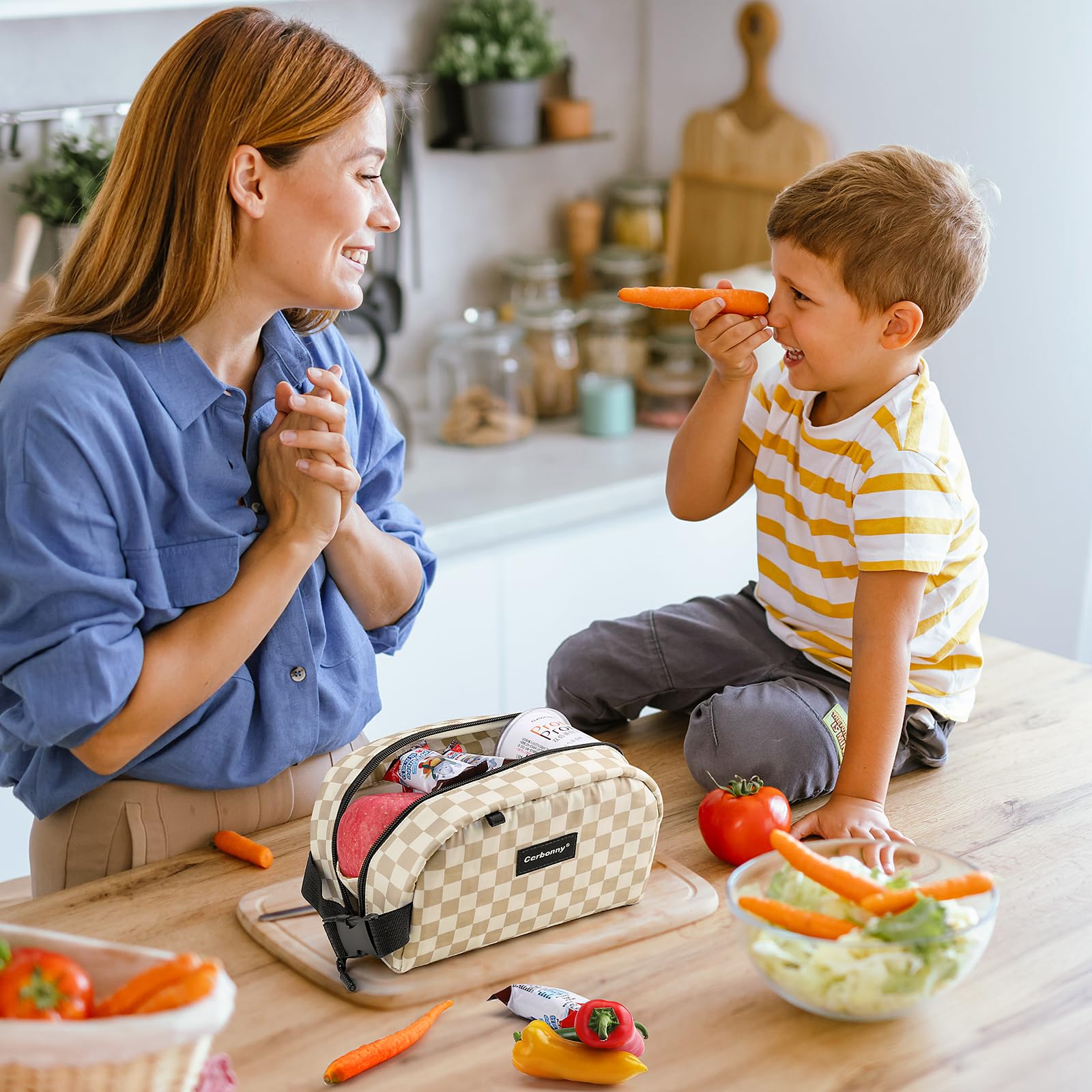 Small Cooler Bag Freezable Lunch Bag for Work School Travel,Leak-Proof Small Lunch Bag,Small Insulated Bag for Kids/Adults,Freezer Lunch Bags,Freezable Snack Bag,Mini Lunch Bag Fit for Yogurt