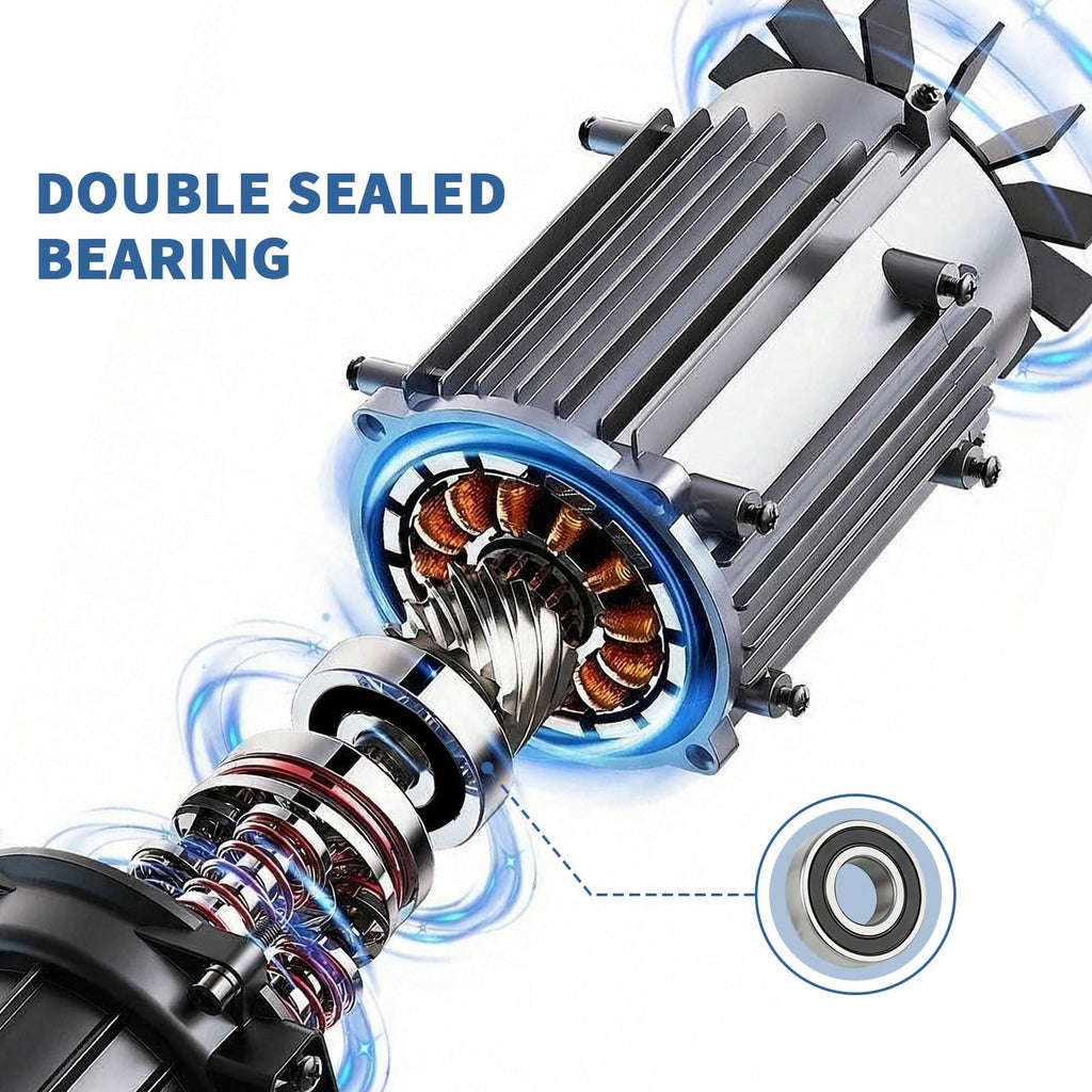 10 Pcs 6203-2RS Ball Bearings,Bearing Steel, Double Rubber& High RPM Support, Sealed Miniature Deep Groove Ball Bearings.