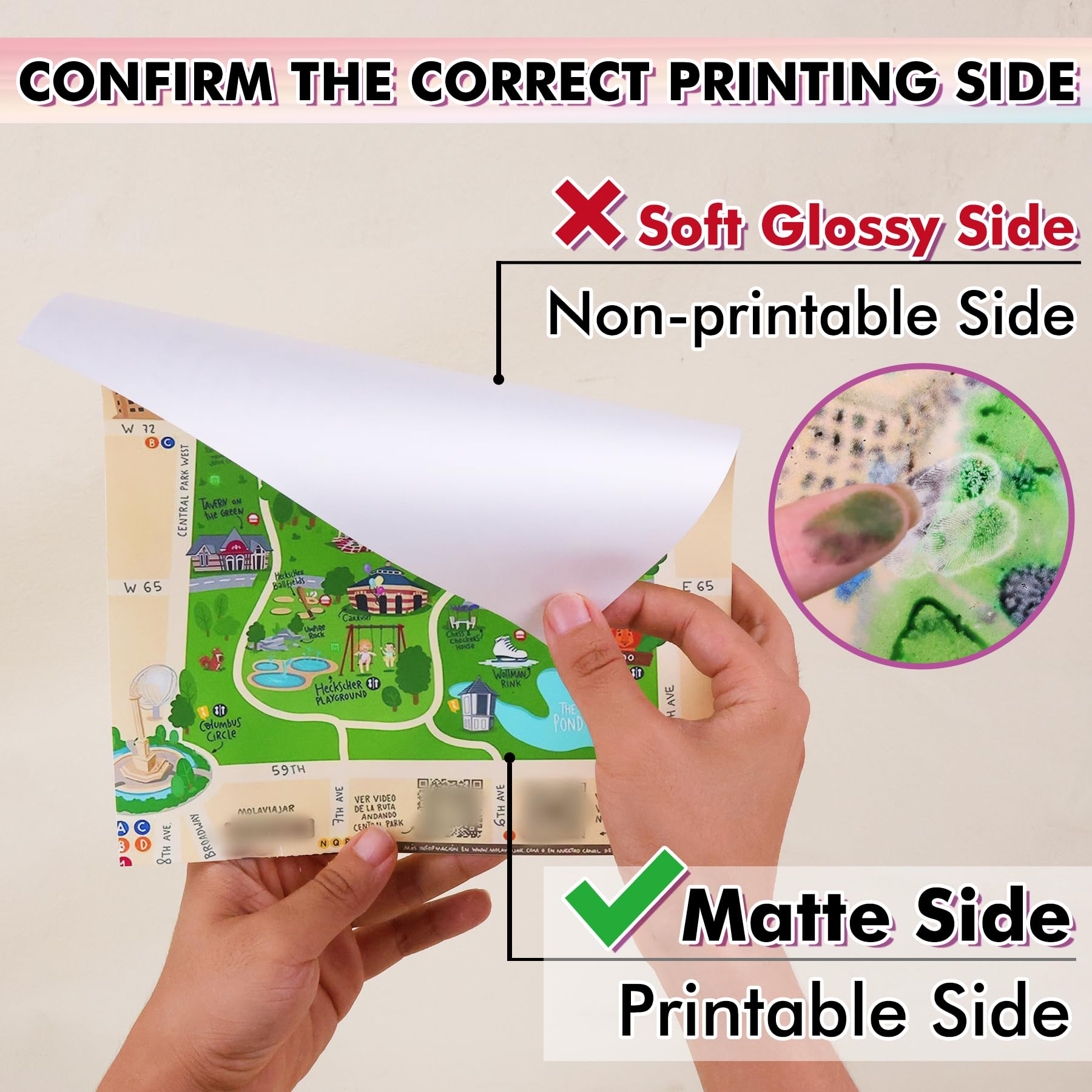 KOALA PAPER Printable Waterproof Paper for Inkjet Printer, 11x17 In 30 Sheets Matte White Vinyl Printer Paper, Non-Tearable, Durable, Quick Drying