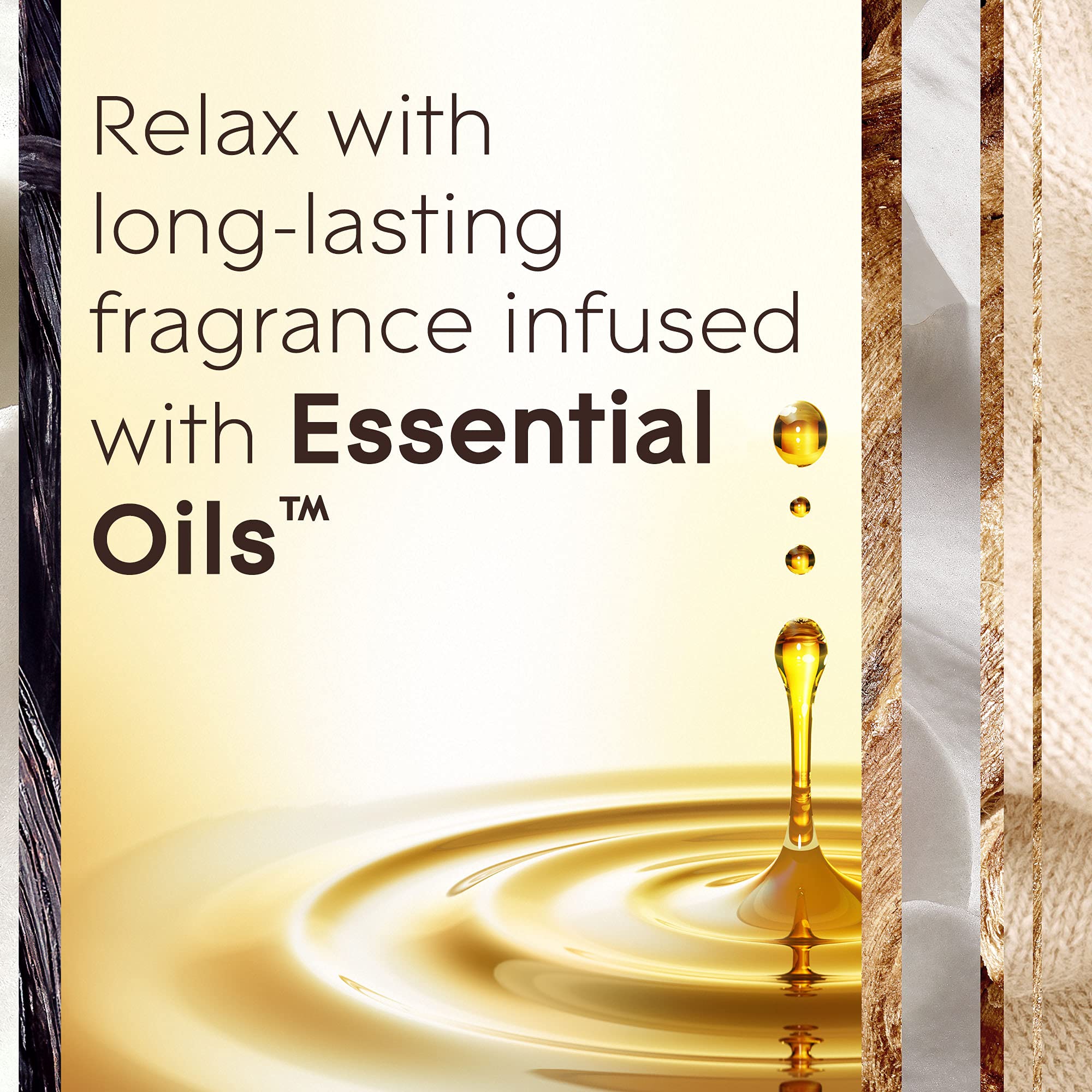 Glade PlugIns Refills Air Freshener, Scented and Essential Oils for Home and Bathroom, Sheer Vanilla Embrace, 3.35 Fl Oz, 5 Count