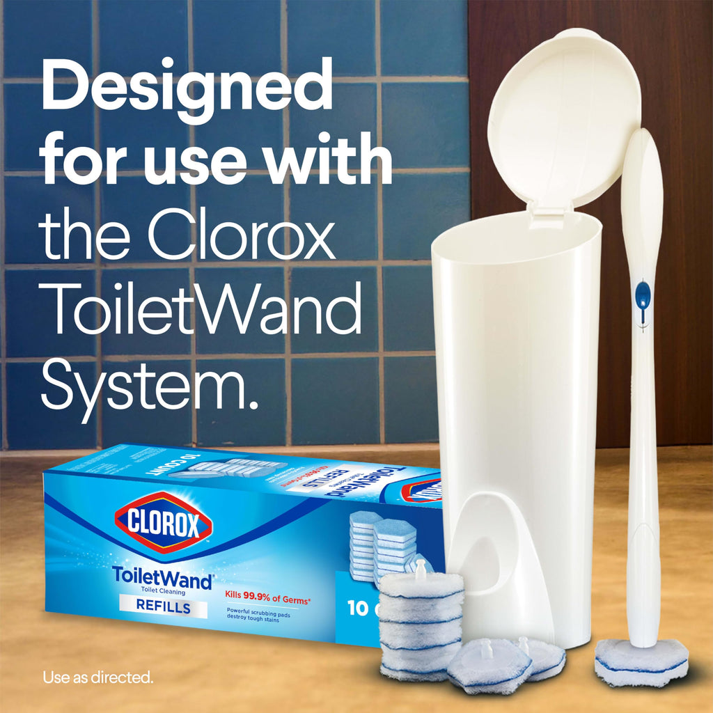 Clorox ToiletWand Disinfecting Refills, 10 Count (Package May Vary)