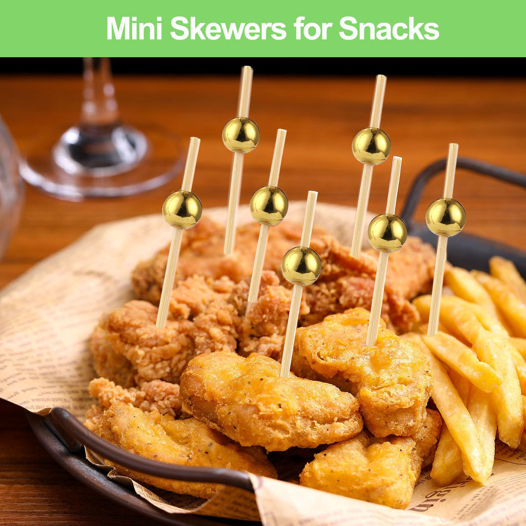 12 Oz Charcuterie Cups with Bamoo Skwers, Paper Snack Appetizer Cups with Cocktail Picks, French Fry Holder Brown Kraft, Disposable Popcorn Cones Party Favor(50 Cups + 200 Skewers)
