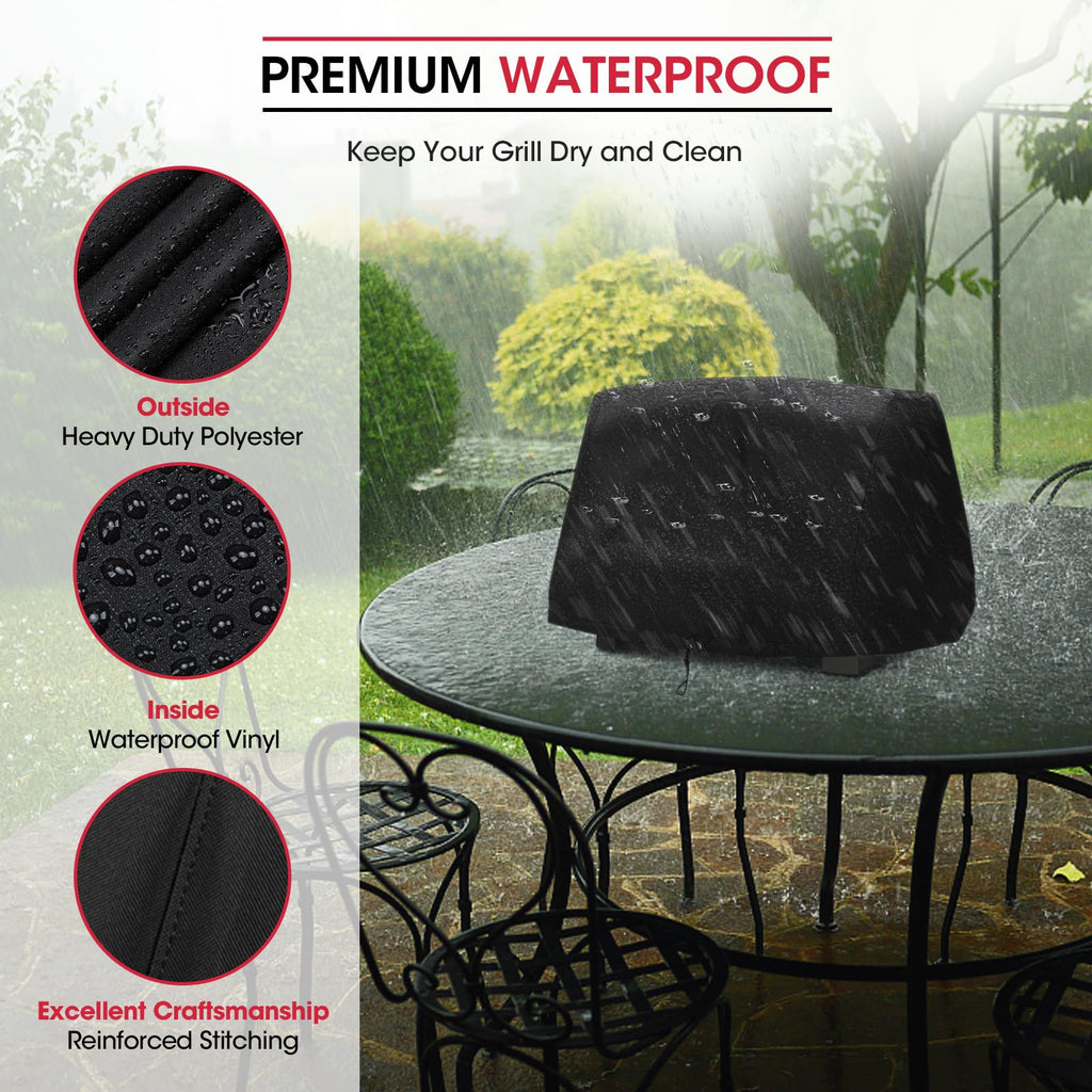 Unicook Barbecue Cover Weatherproof for Ninja Woodfire OG700 Series, Waterproof Grill Cover for Outdoor Table Grill Urban Explore Pro, Small Cover Tarpaulin Protective Cover Outdoor Kitchen
