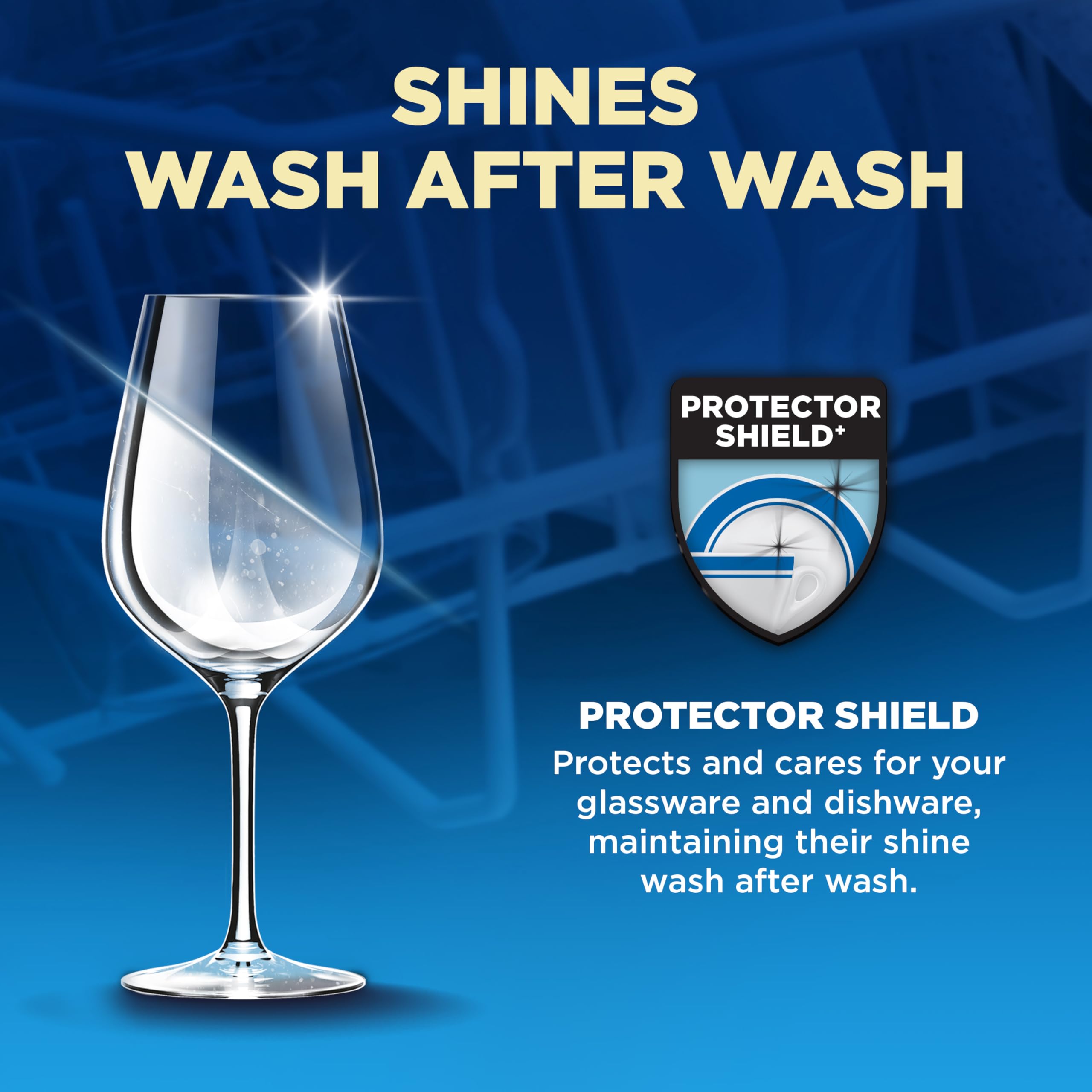 Finish Ultimate Infinity Shine Dishwasher Detergent Pods, 3 Chamber Formula with PowerBall, 5X Grease Fighting, Burnt & Dried-On Stains, Ultimate Clean & Virtually Diamond Shine, No Pre-Rinse, 62 Tabs