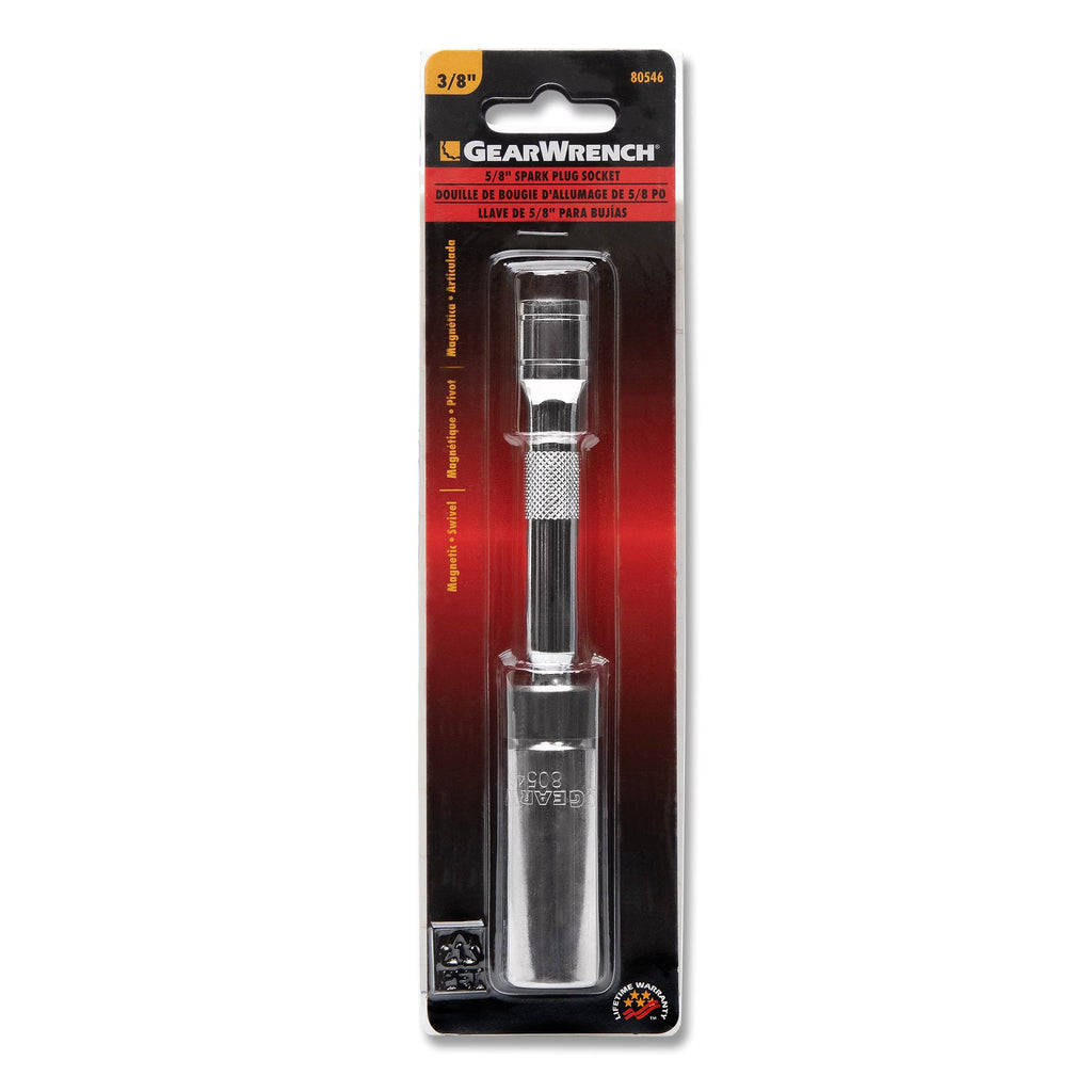 GearWrench 80546 5/8-Inch x 6-Inch Swivel Spark Plug Socket by GearWrench